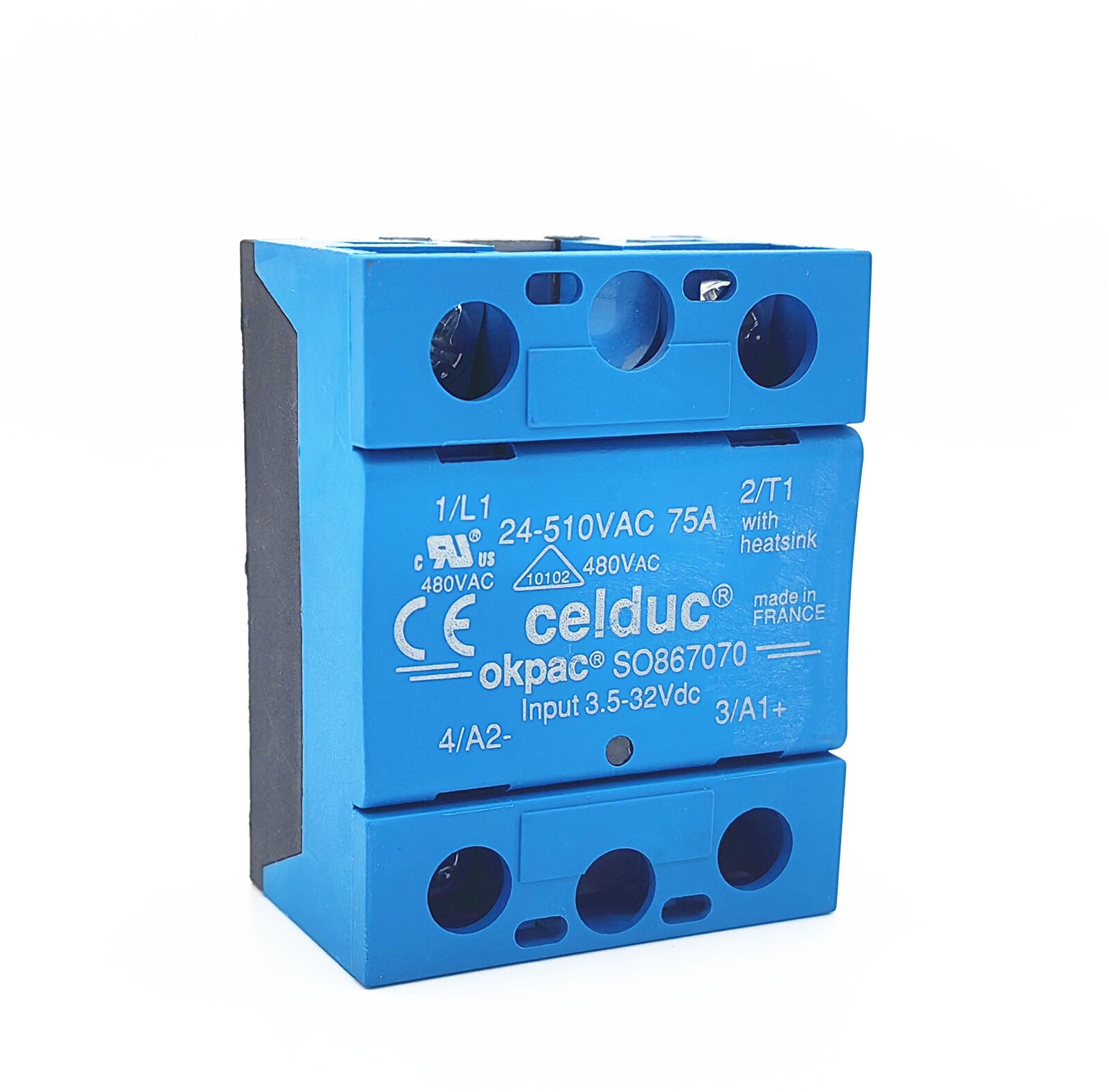 For CELDUC solid state relay SO867070 input 3-32VDC OUTPUT 12-280VAC