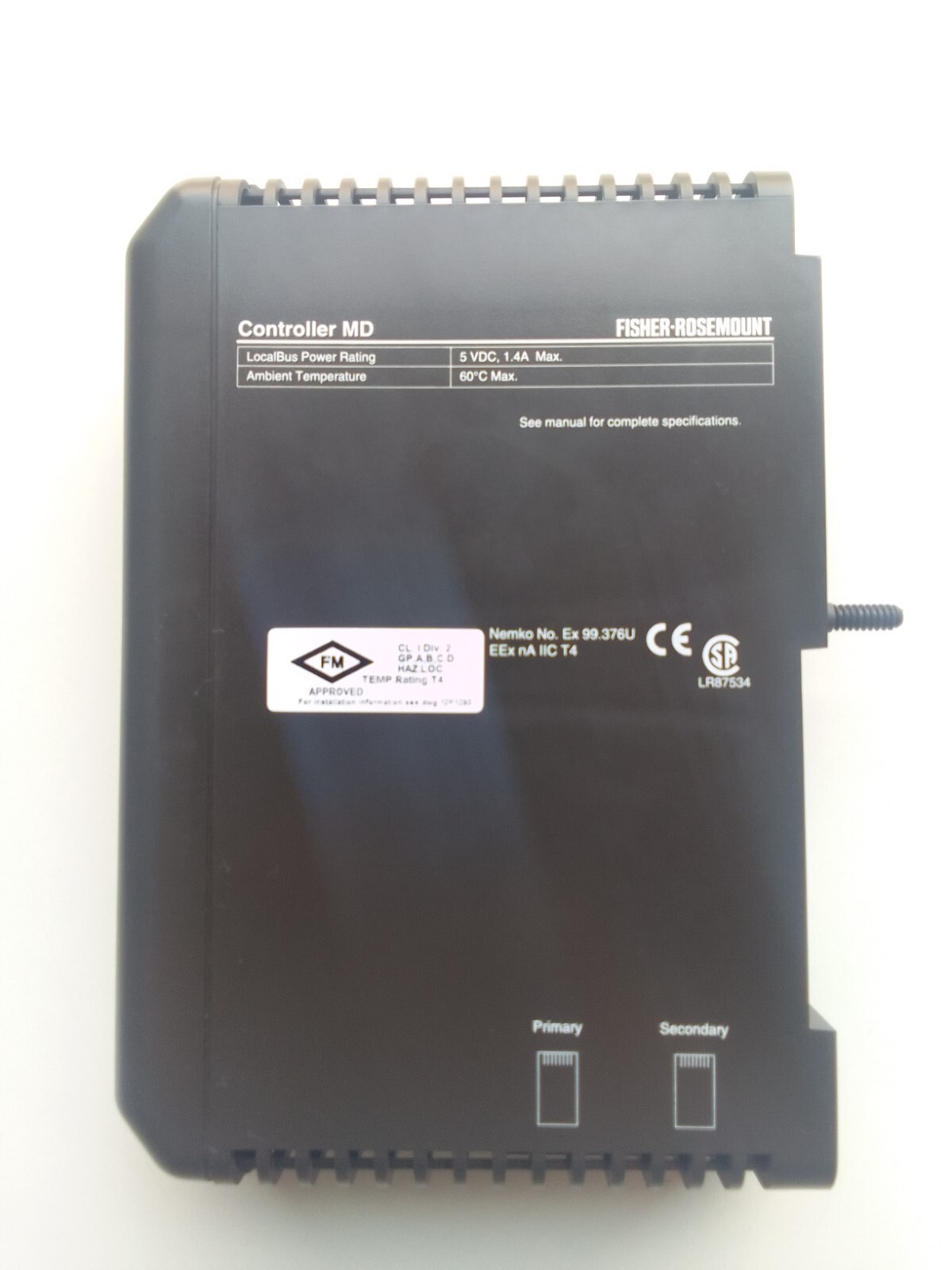 EMERSON/KJ2003X1-BA2/ CONTROLLER MD/ PN: 12P2093X062/