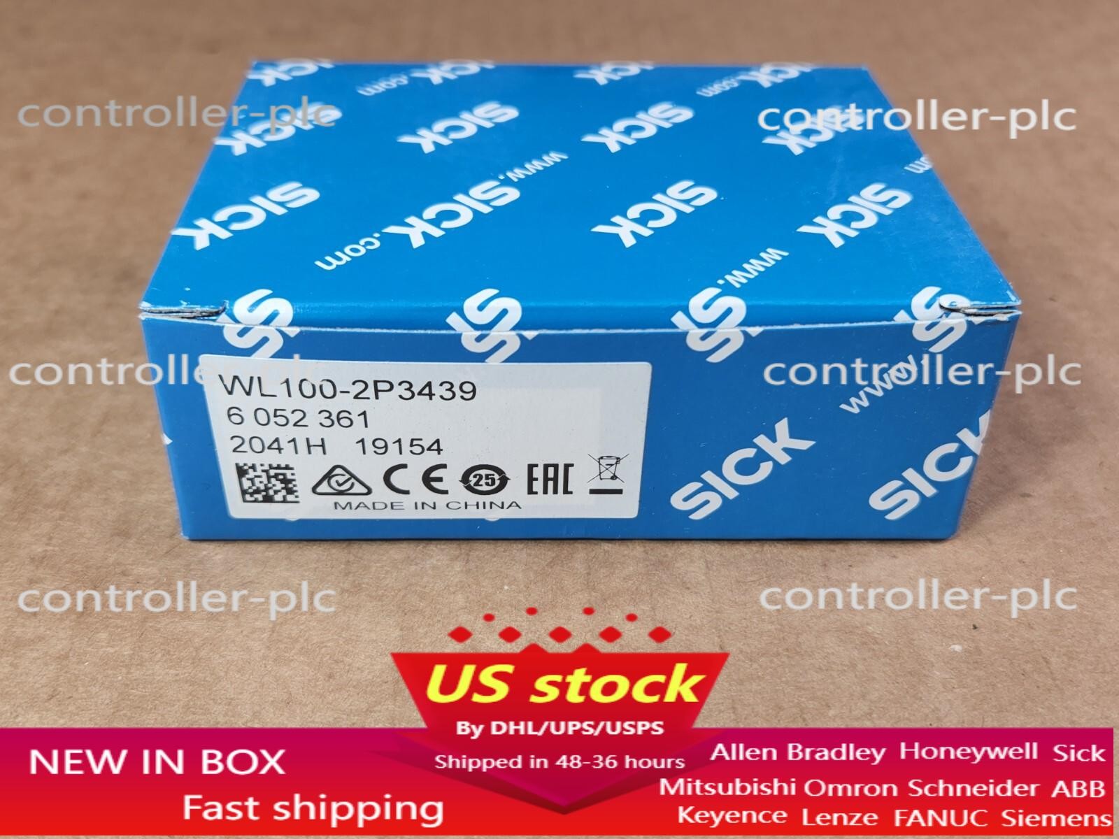 SICK WL100-2P3439 Photoelectric Sensor New One WL1002P3439 Free Shipping