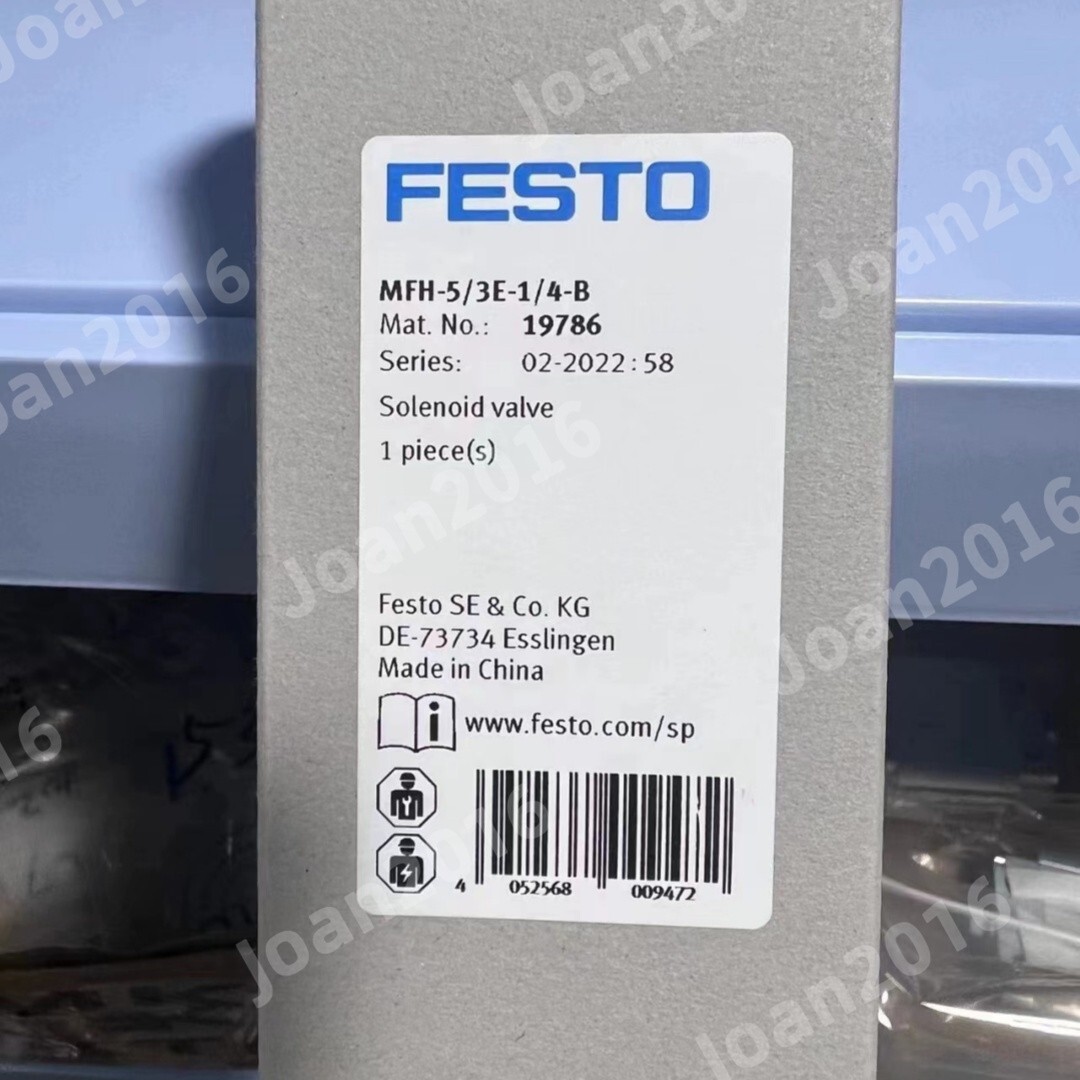 1pcs New FESTO MFH-5/3E-1/4-B solenoid valve 19786