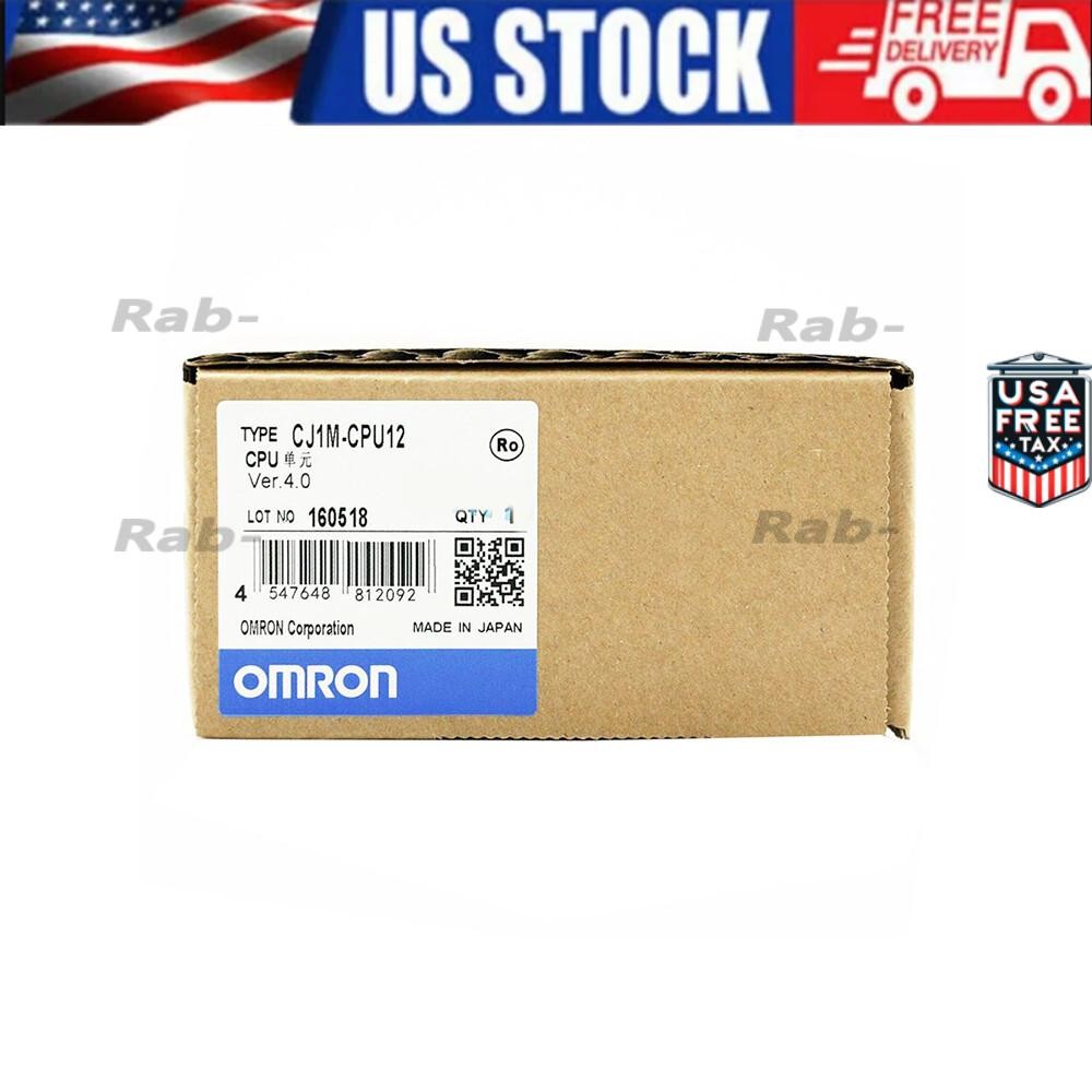 NEW OMRON CJ1M-CPU12 PLC Module US Free TAX