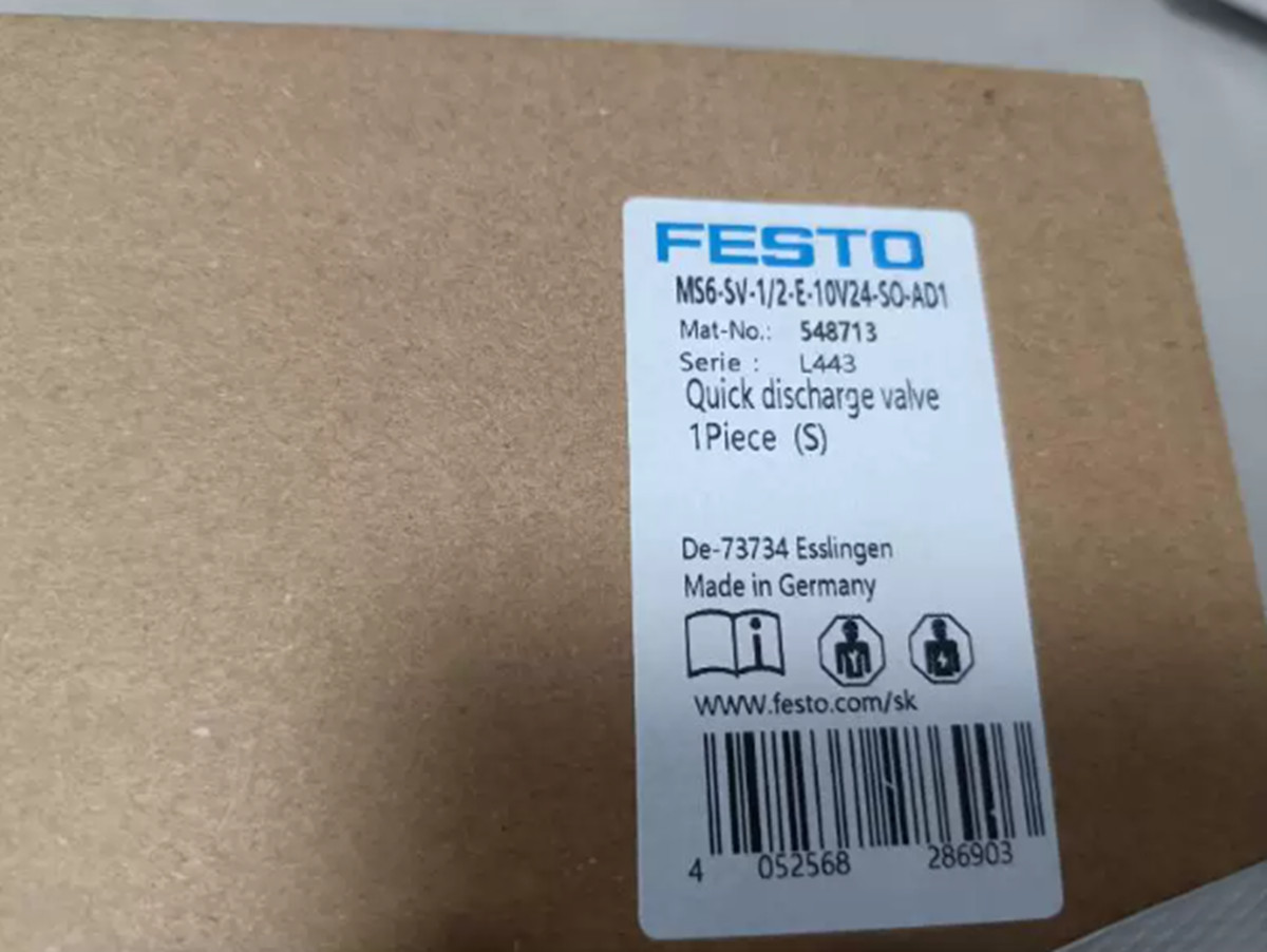 1PC New In Box FESTO MS6-SV-1/2-E-10V24-SO-AD1 548713 Filter