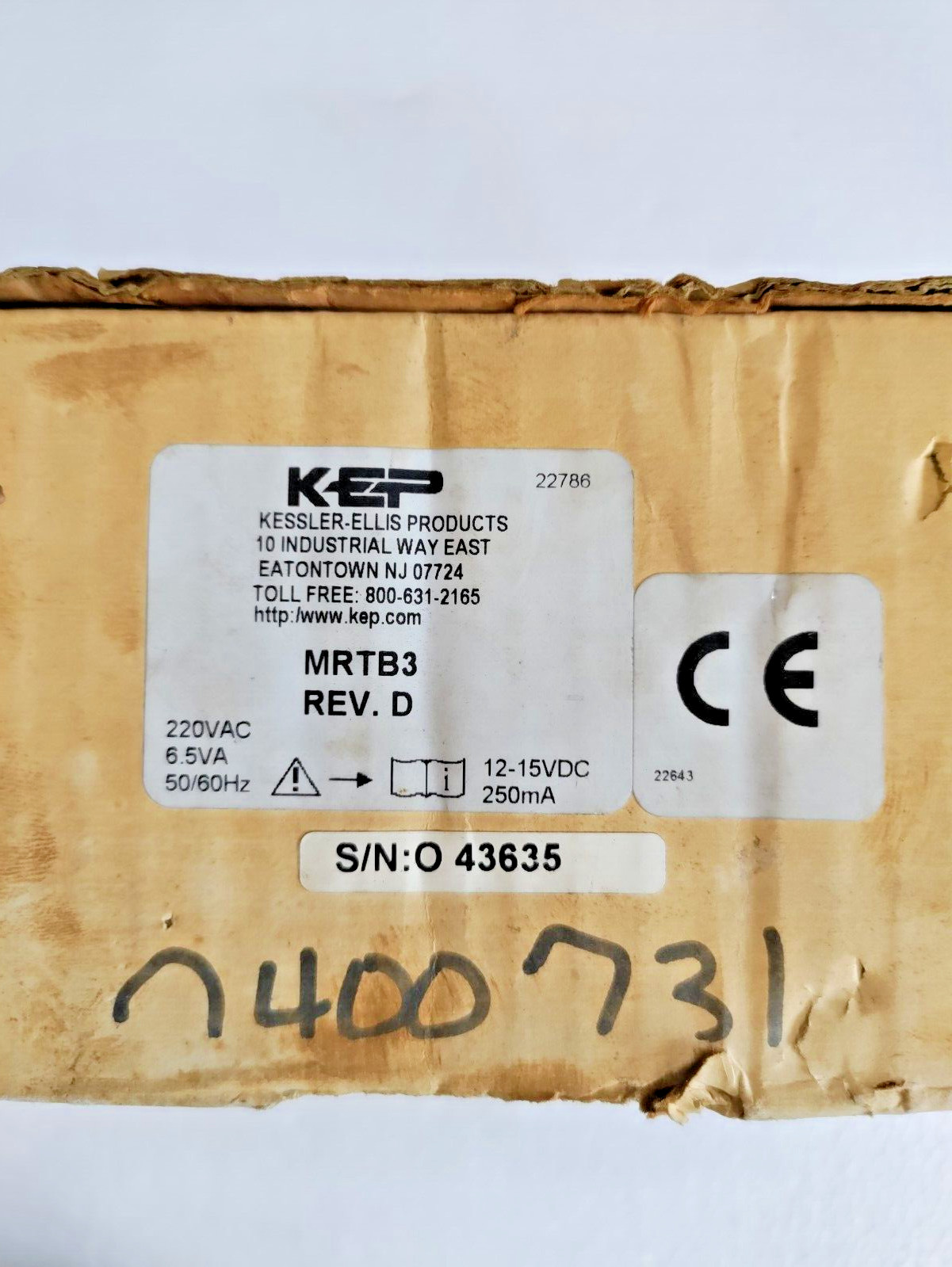 NEW MRTB3 – KEP MINItrol Ratemeter / Totalizer