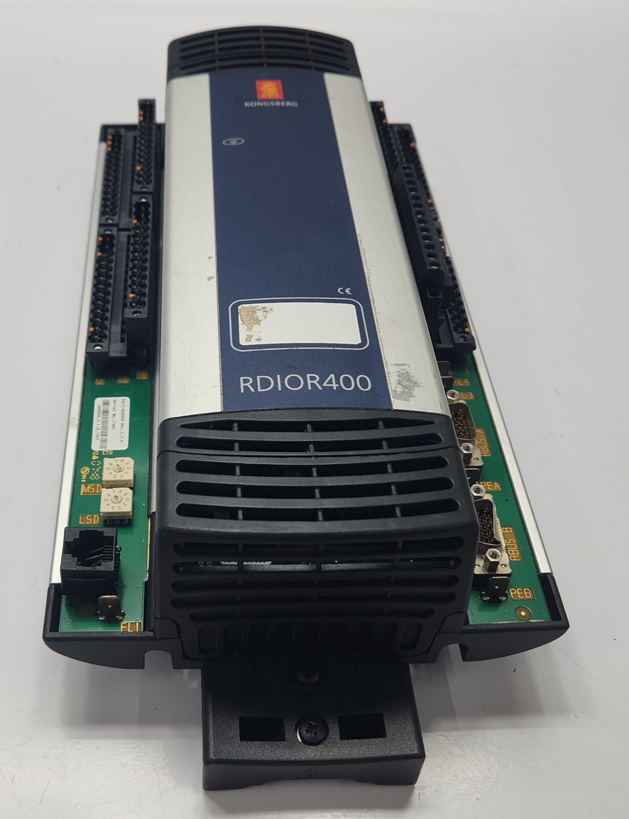 KONGSBERG RDIOR400 REMOTE DIGITAL INPUT/OUTPUT AND RELAY MODULE 600950 REV 3.1.0