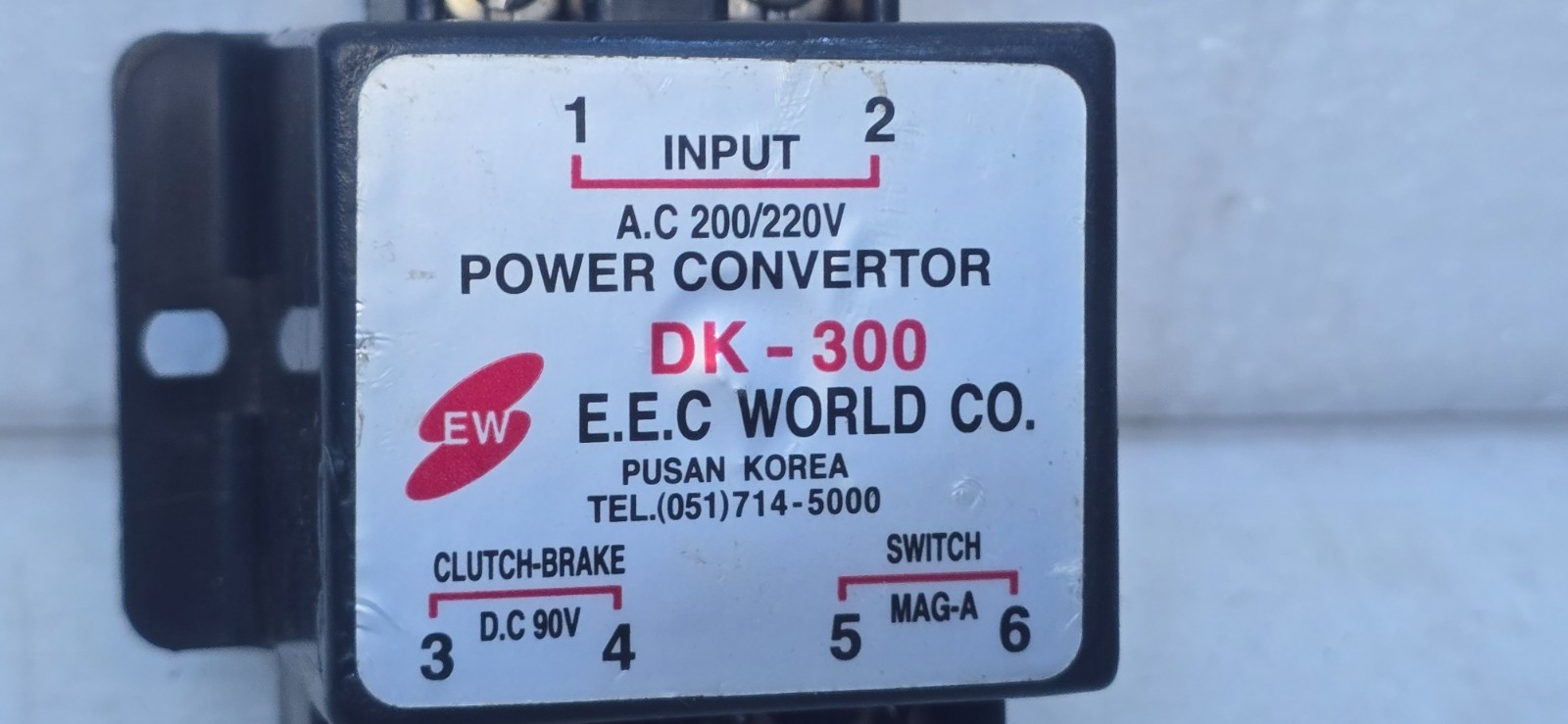 POWER CONVERTOR DK-300 Half Wave Rectifier module AC200/220V D.C 90V MAG-A