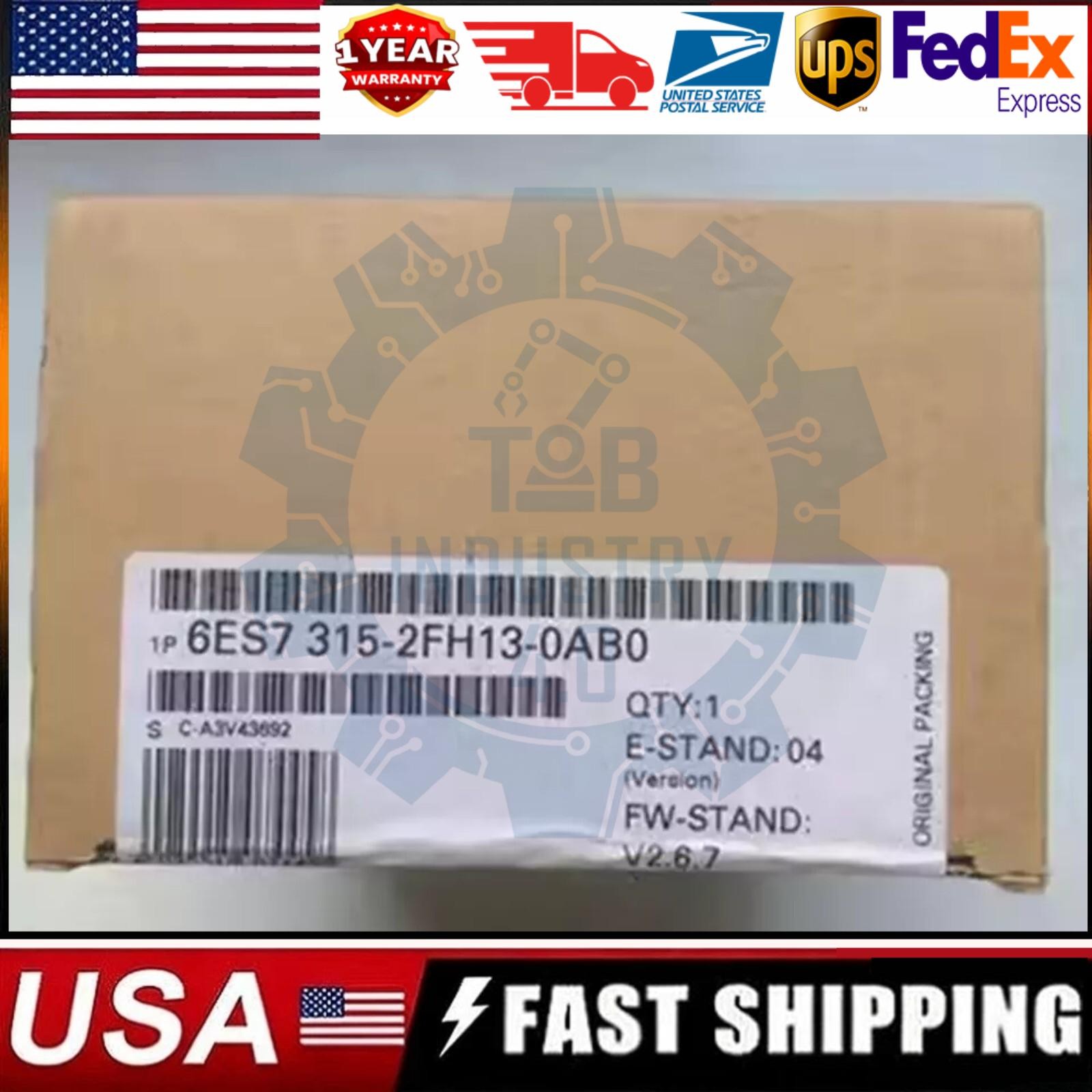 New Siemens Central processing unit 6ES7315-2FH13-0AB0 6ES73152FH130AB0