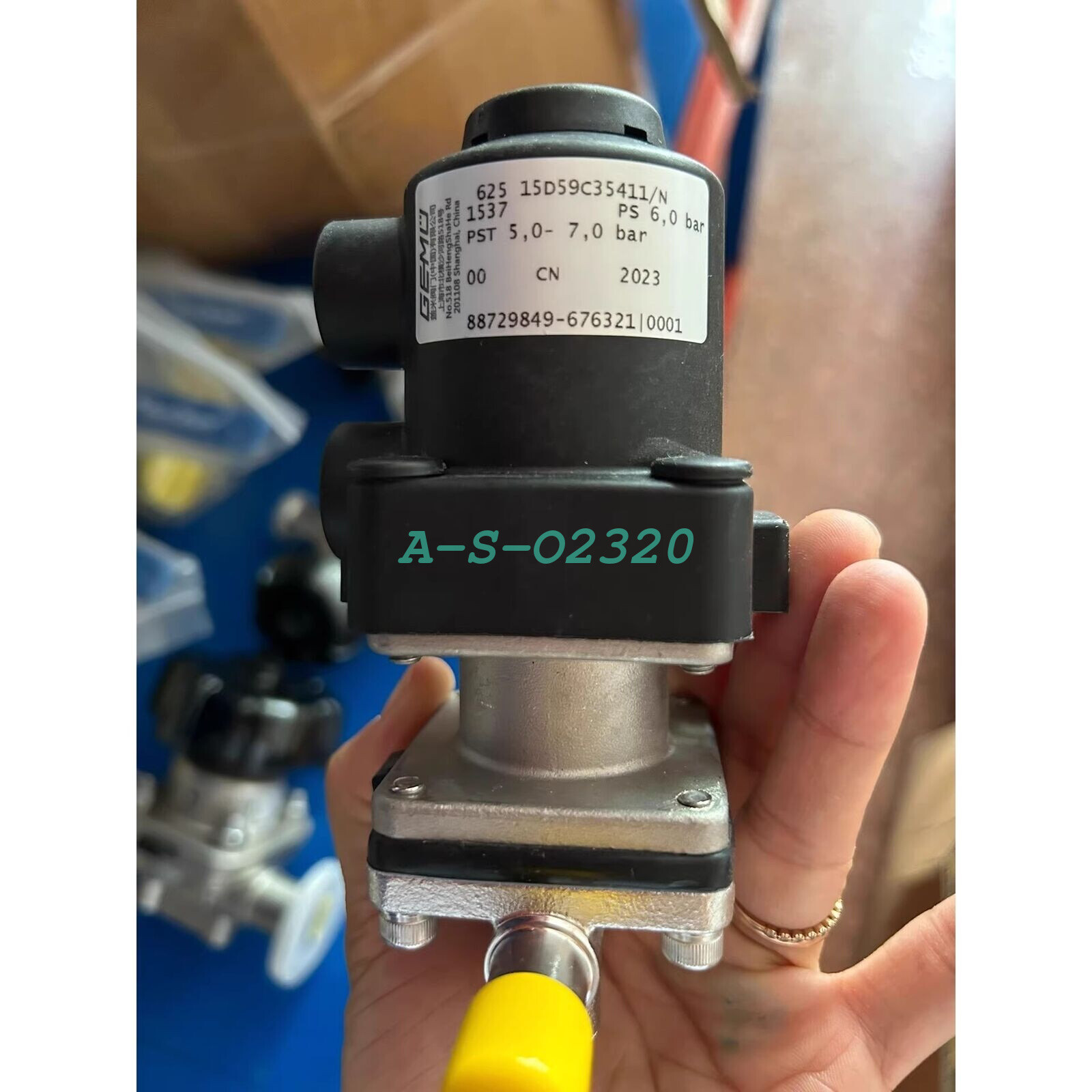 1pcs GEMU Diaphragm Pneumatic Valve 625 15D59C35411/N Fast shipping (FedEx/DHL)