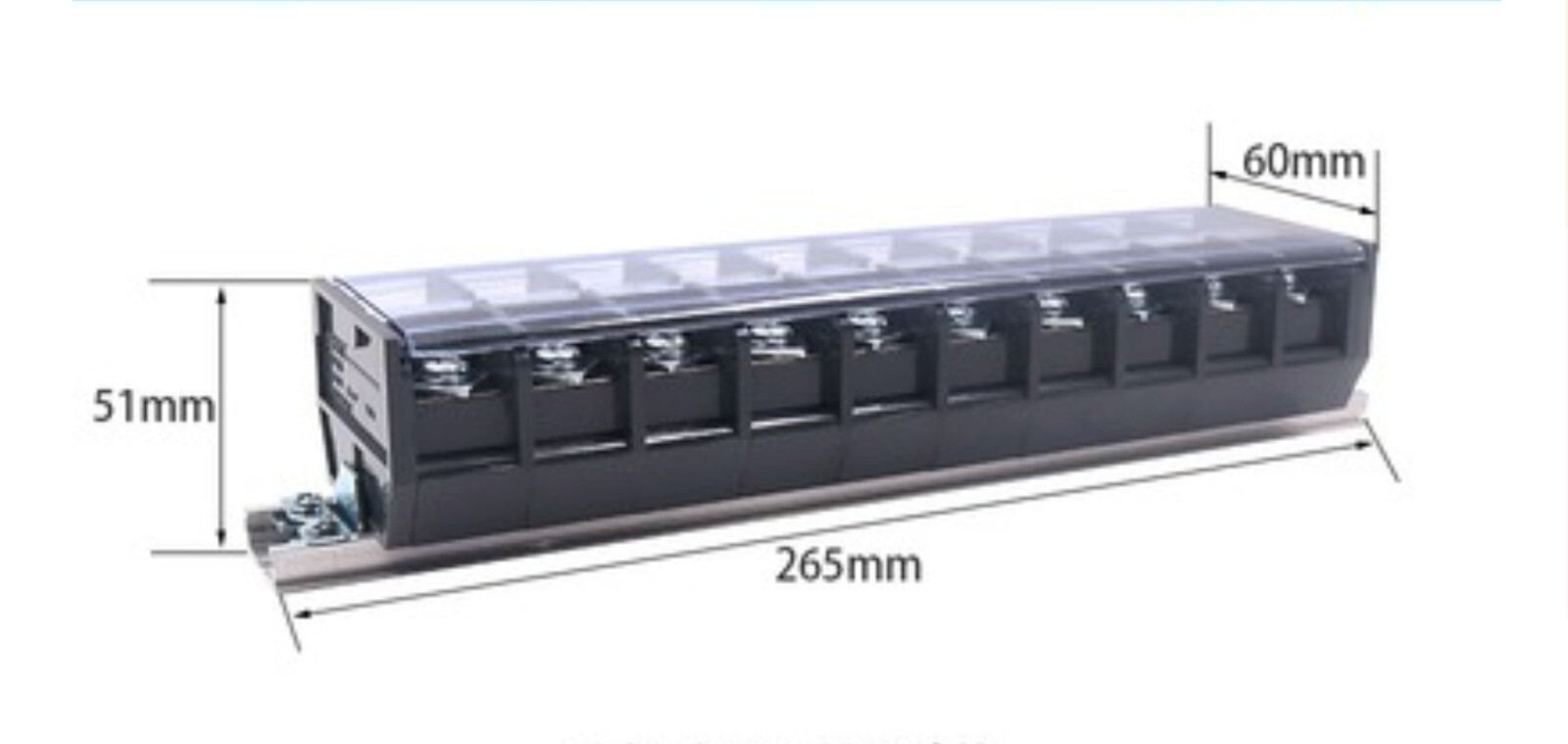 1 PCS NEW CHINT TD Series Connecting Terminal TD-10010 100A Free Shipping