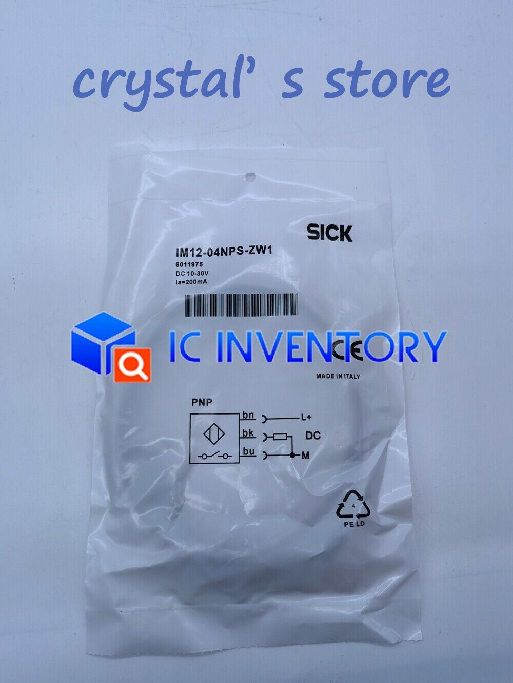 1pcs brand new sick proximity switch sensor IM12-04NPS-ZW1