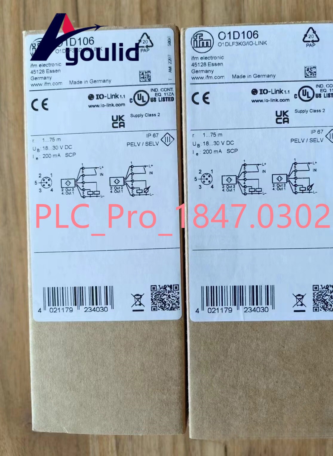 O1D106 1PCS NEW IN BOX IFM O1D106 Laser distance Sensor Fast delivery //