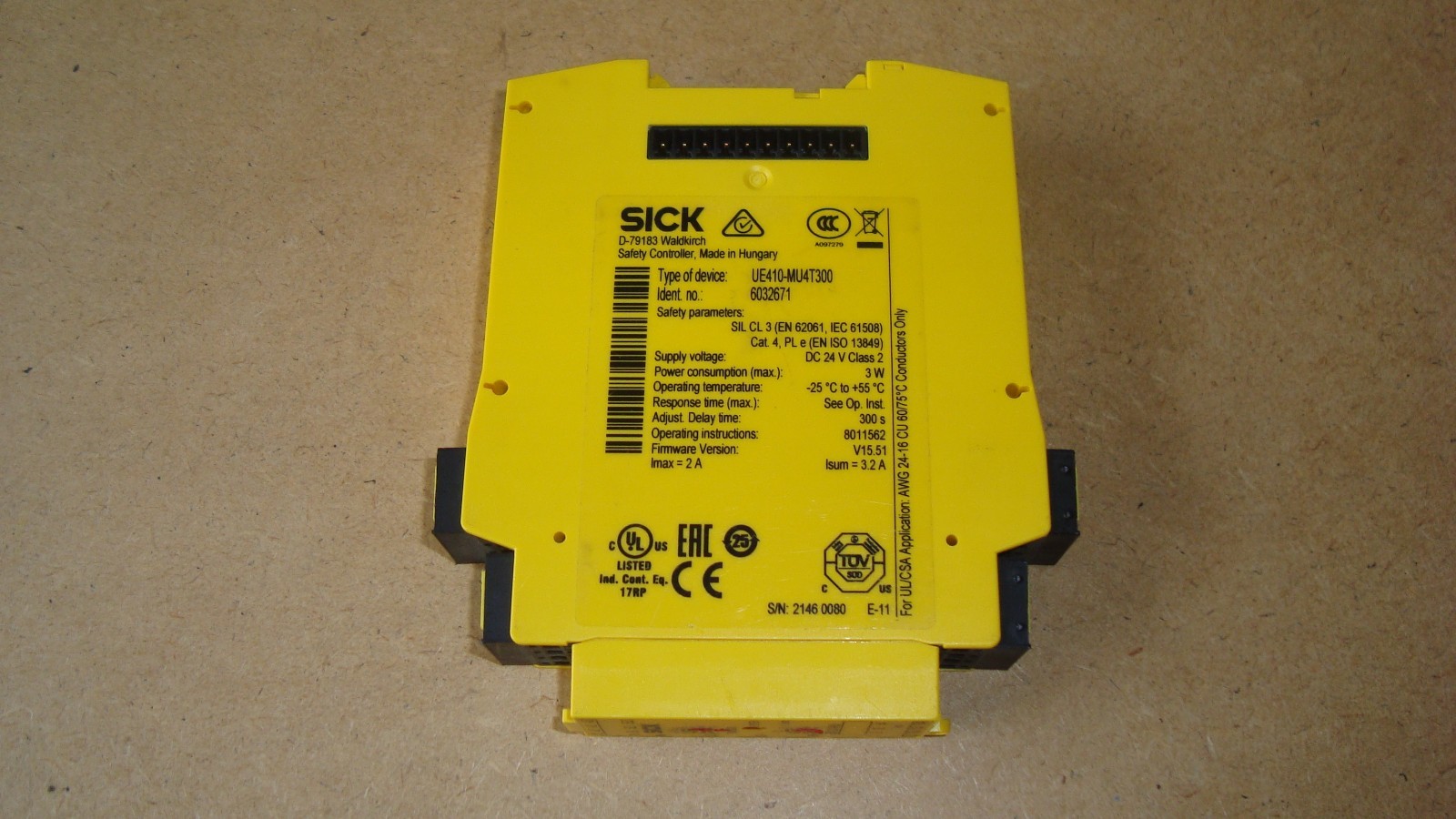 Sick UE410-MU4T300 6032671 – Safety controllers Flexi Classic / Main module –