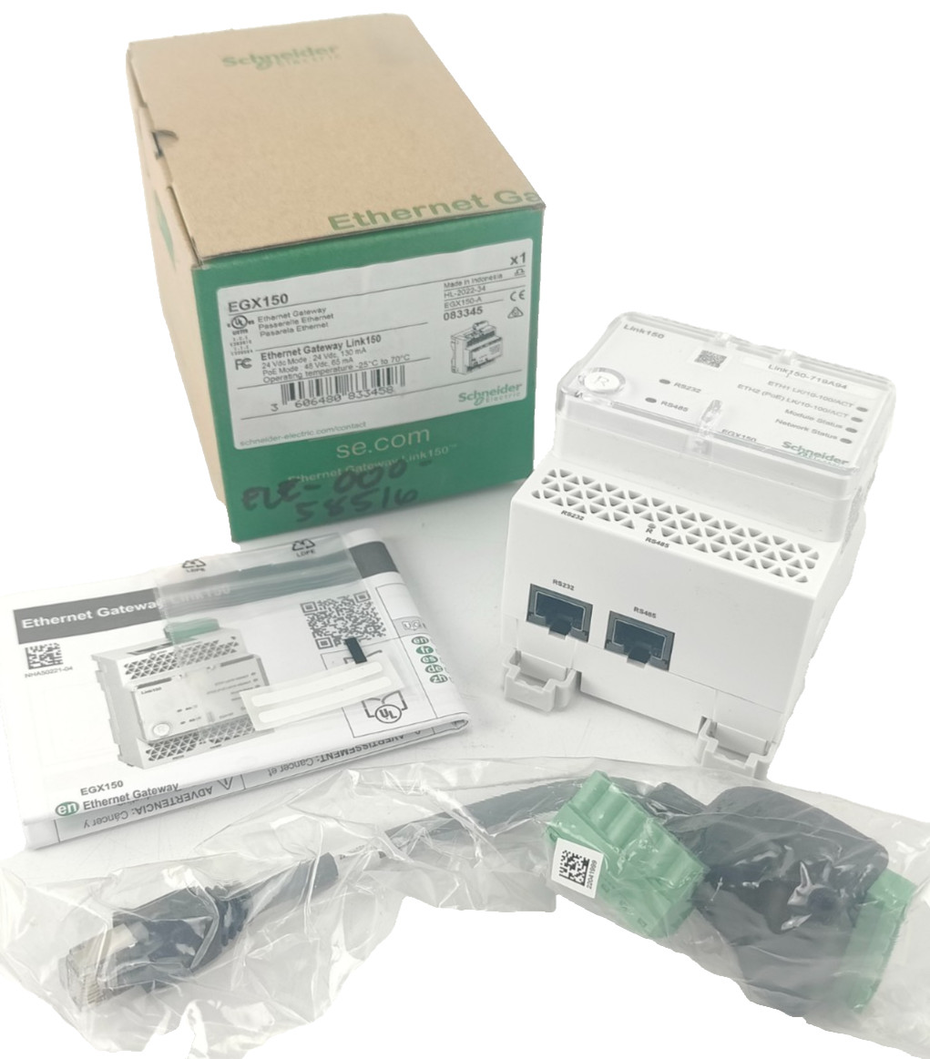 NEW IN BOX Schneider EGX150 Ethernet Gateway Link150 IN STOCK SHIPS FROM USA