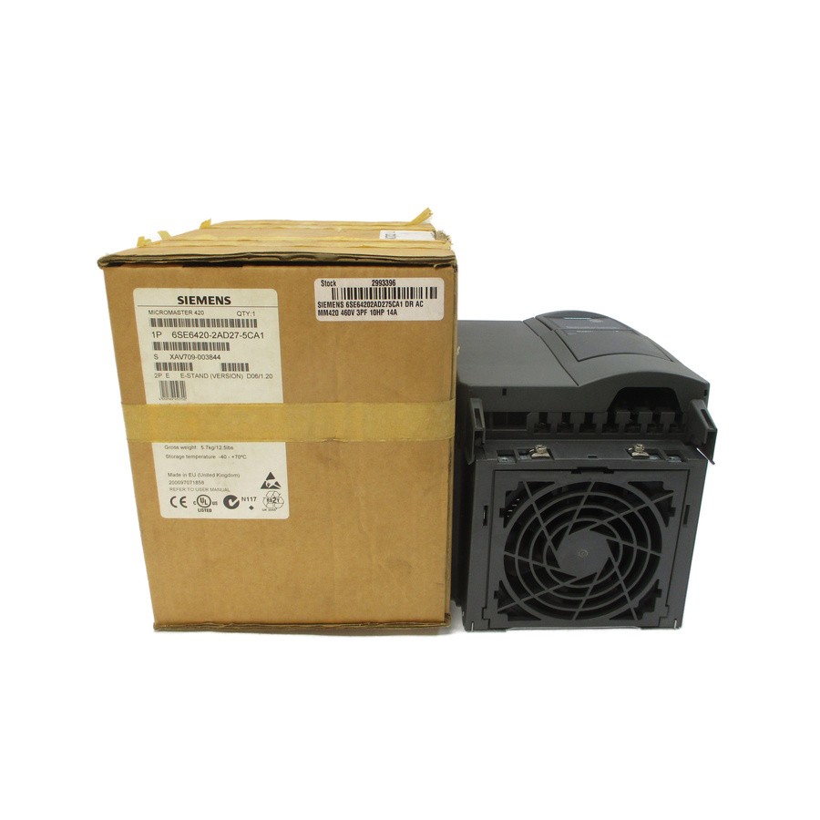 SIEMENS 6SE6420-2AD27-5CA1 380-480VAC 23.1A NSMP