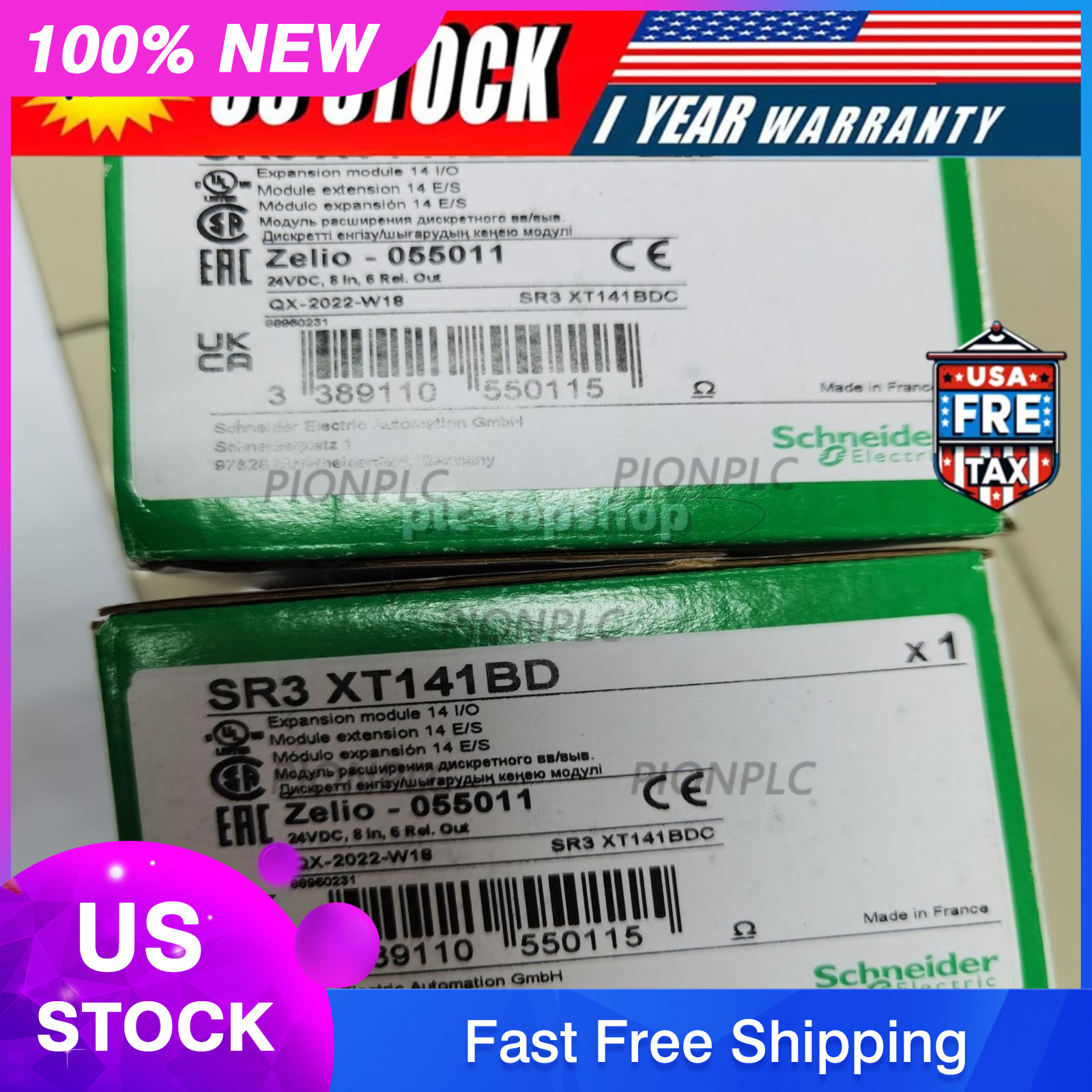 PLC Expansion Module SR3XT141BD New In Box Fast Ship