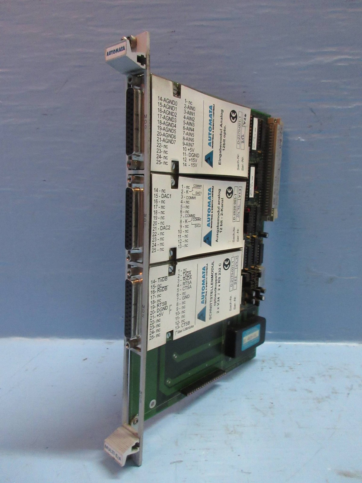 Automata D-2100-022-1 VME Multi E/A PLC Module Multi/EA