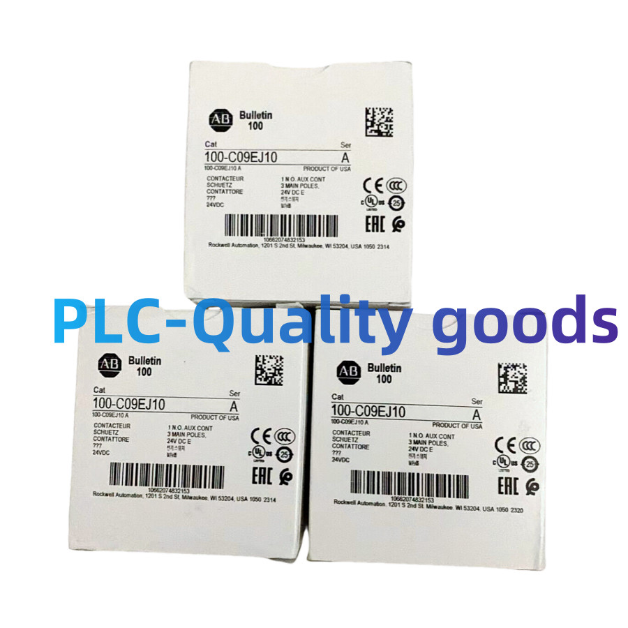 1PCS Brand New 100-C09EJ10 IEC 9A Contactor 24VDC Fast Shipping