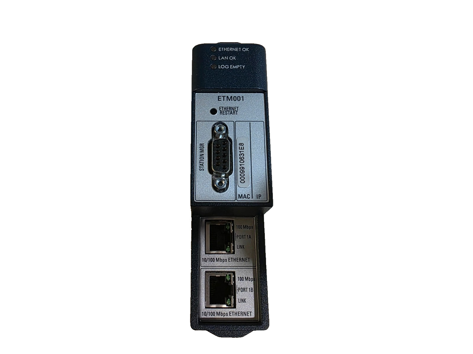 GE FANUC IC695ETM001 ETHERNET MODULE 10/100M BITS