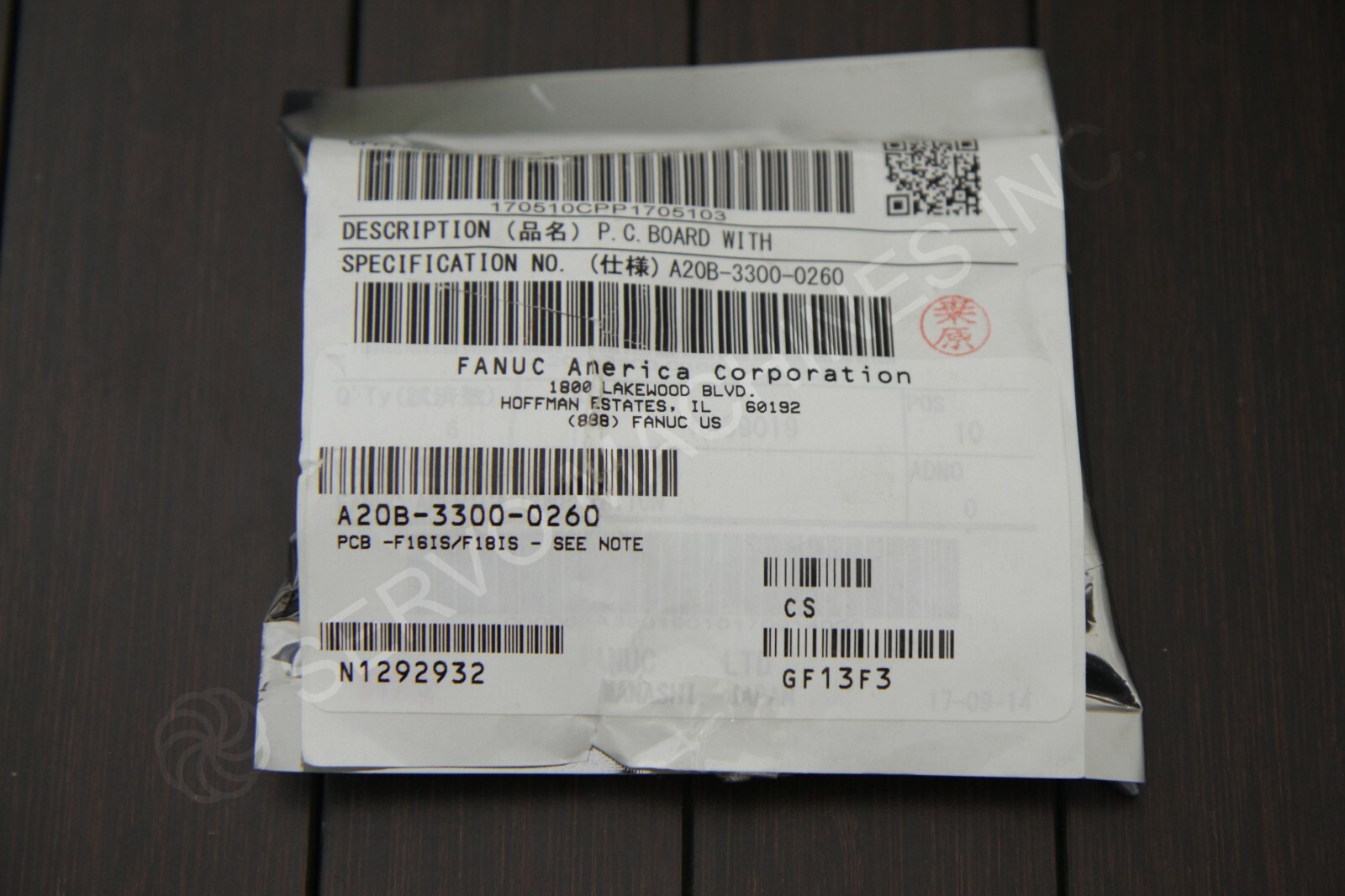 FANUC A20B-3300-0260 CPU BOARD NEW!!!