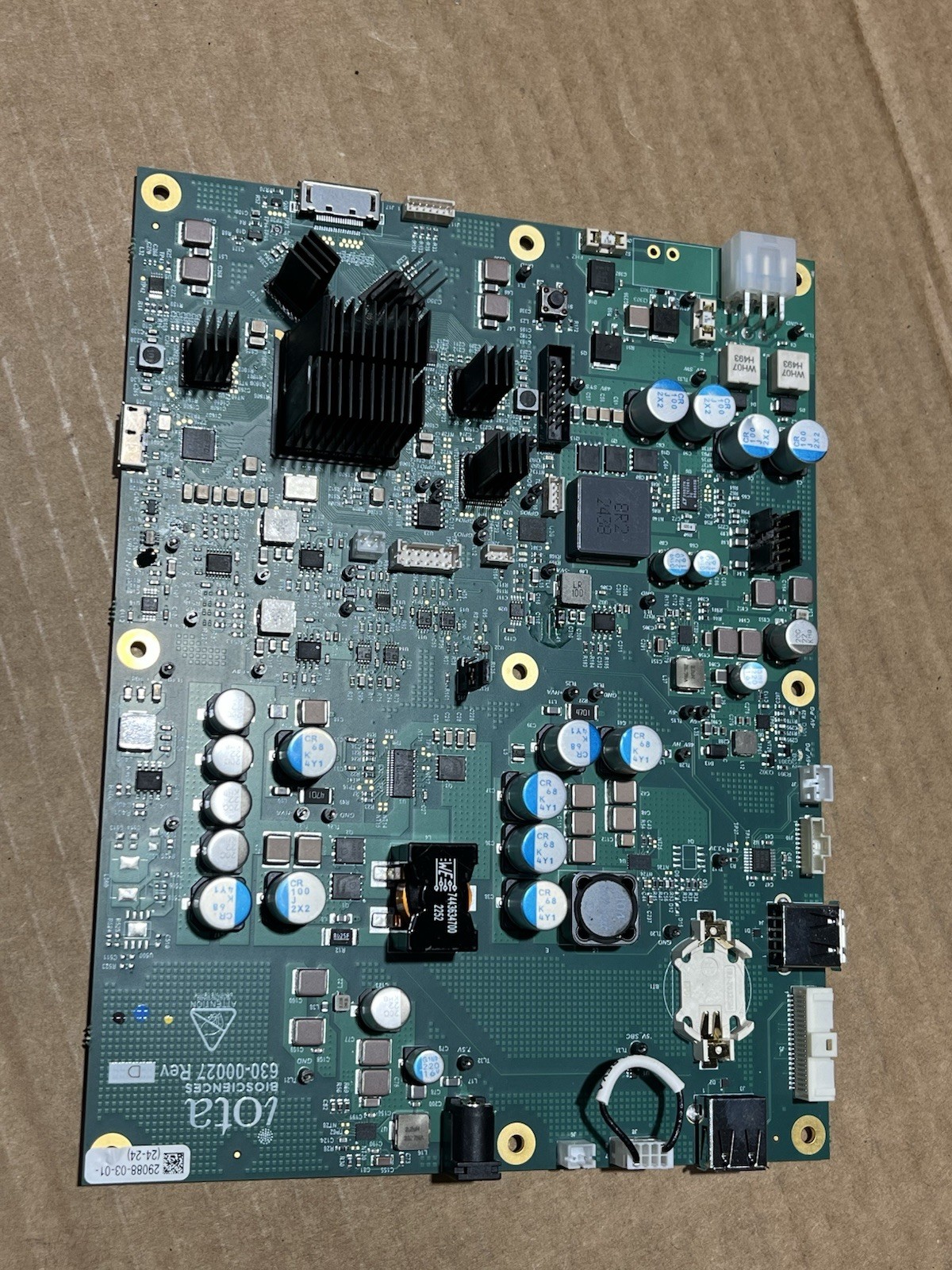 Zeta Biosciences 630-00027 Rev D Main Control PCB Board New Surplus
