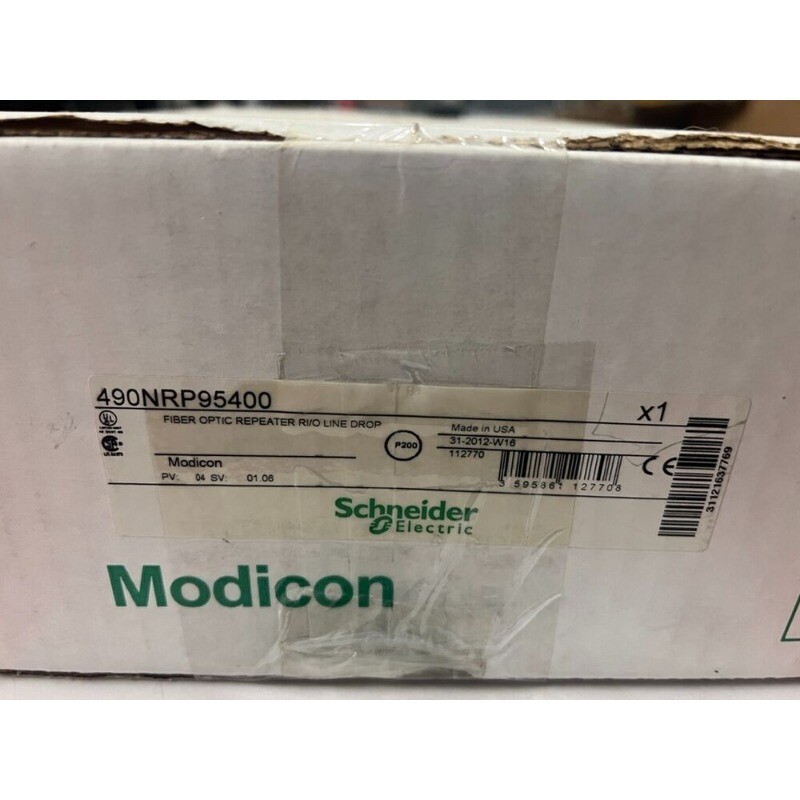 SND 490NRP95400 Modicon Fiber Line Drop Repeater 490-NRP-954-00 US Free TAX