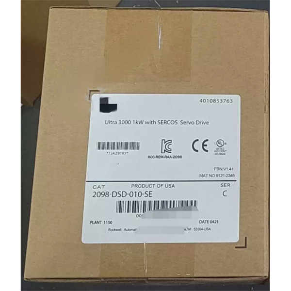 New Factory Sealed 2098-DSD-010-SE /C Ultra 3000 1kW Servo Drive AB