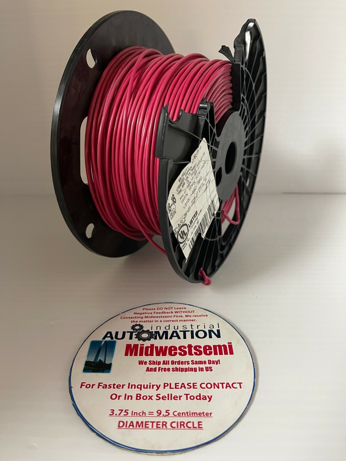 NEW 18-16 AWG STRANDED COPPER 600V MTW/AWM TFFN 1316 / 1452 RED OIL GAS RES