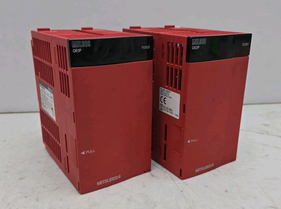 Mixed Lot of Mitsubishi Power Supply Units Q63P 43W 24Vdc Q61P 100-240Vac 130Va