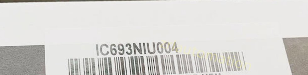 New Factory Sealed GE IC693NIU004 Fanuc CPU Module with User Memory w/ Ethernet.