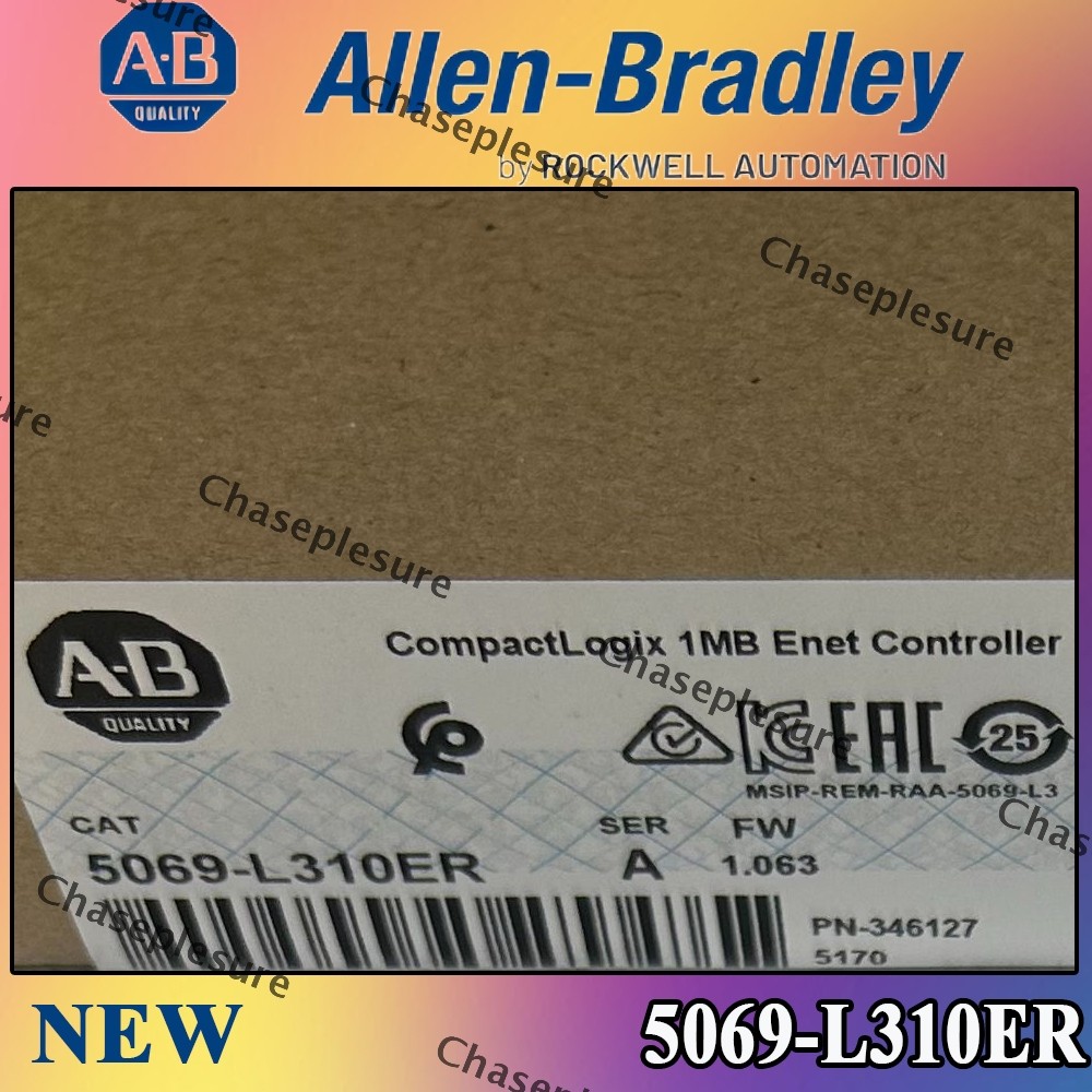 NEW PLC 5069-L310ER CompactLogix 5380 Controller, 3 MB Memory New Sealed