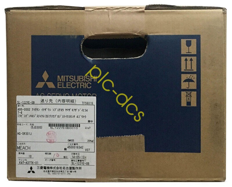 1PCS HG-SR301J NEW MITSUBISHI HGSR301J SERVO Motor Brand new Fedex or DHL