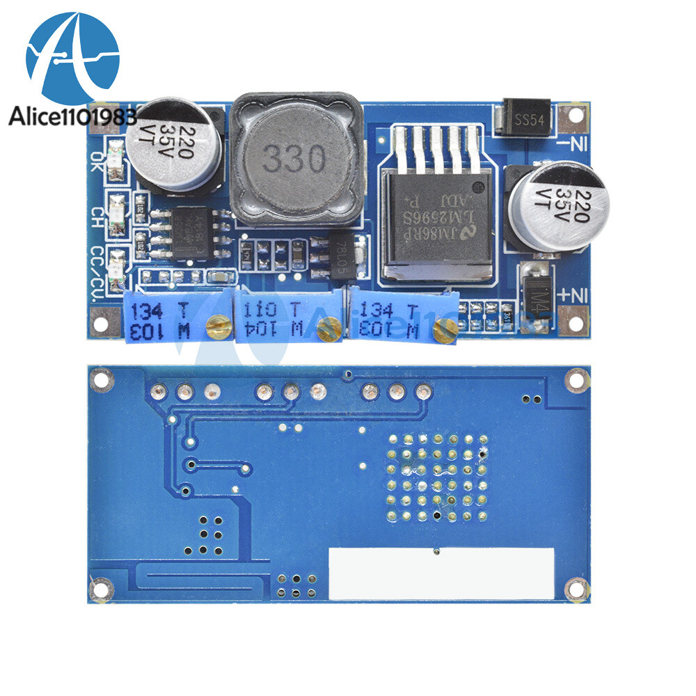 10PCS LM2596 DC-DC Step-down CC/CV Power Supply Module Converter LED Driver