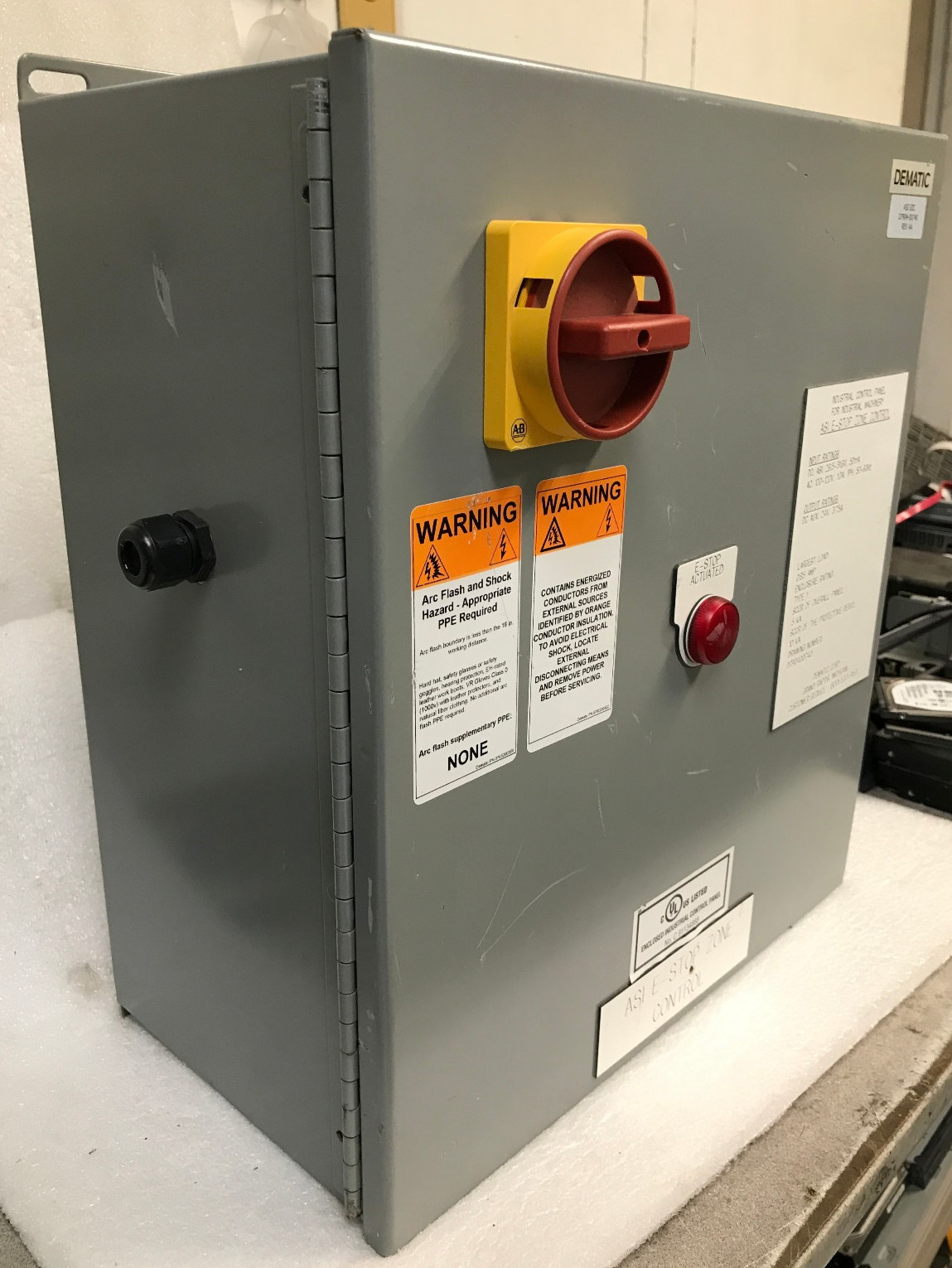 Dematic ASI EZC D7904-00740 REV AA , ASI E-STOP ZONE CONTRL