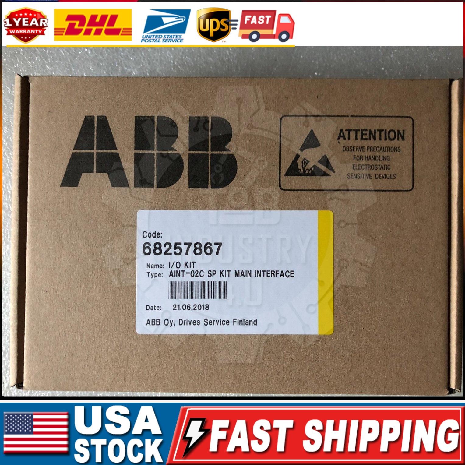 One New ABB AINT-02C AINT02C Frequency Converter Communication Board US Free TAX