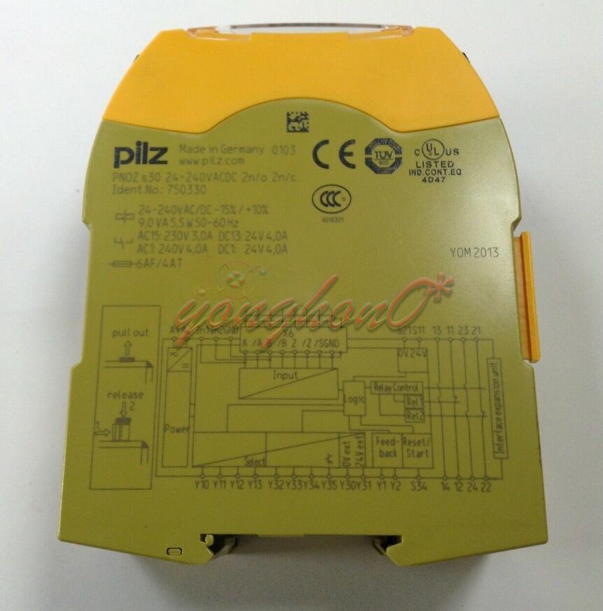 1PC New Pilz PNOZ S30 750330 safety relay