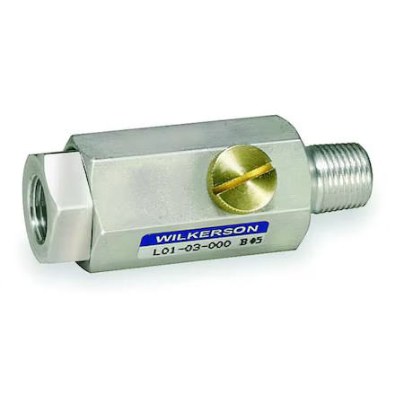 Wilkerson L01-03-M00 In-Line Air Lubricator, 3/8 In, 38.1 Cfm