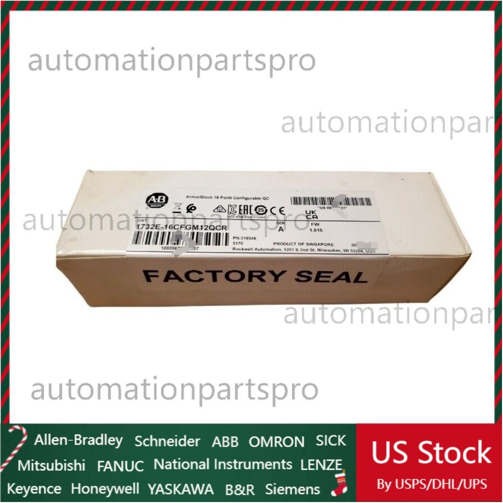 AB 1732E-16CFGM12QCR Allen-Bradley Armor Block Factory Sealed Box US Free Tax