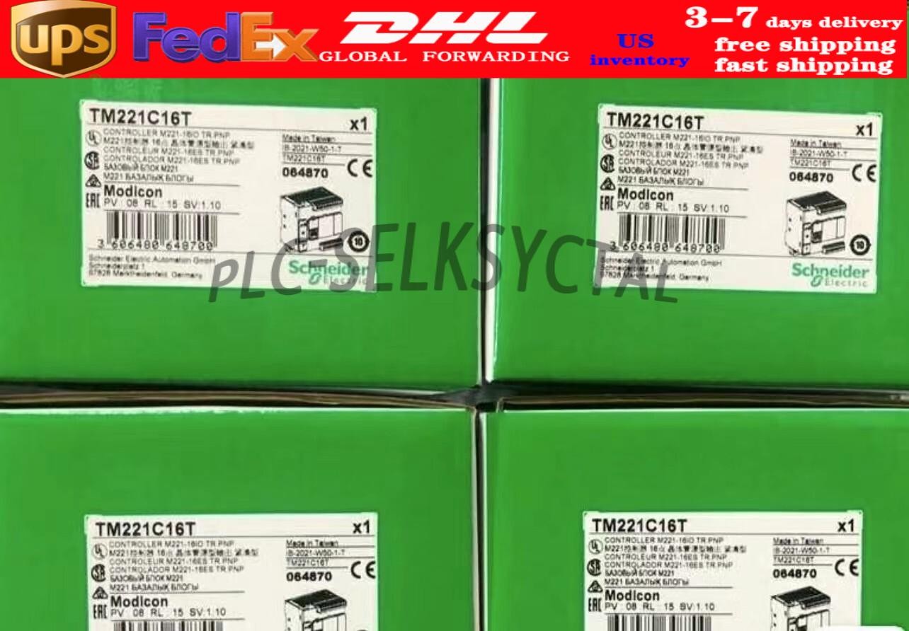 New Schneider TM221C16T PLC Module In Box Fast Ship 1PCS