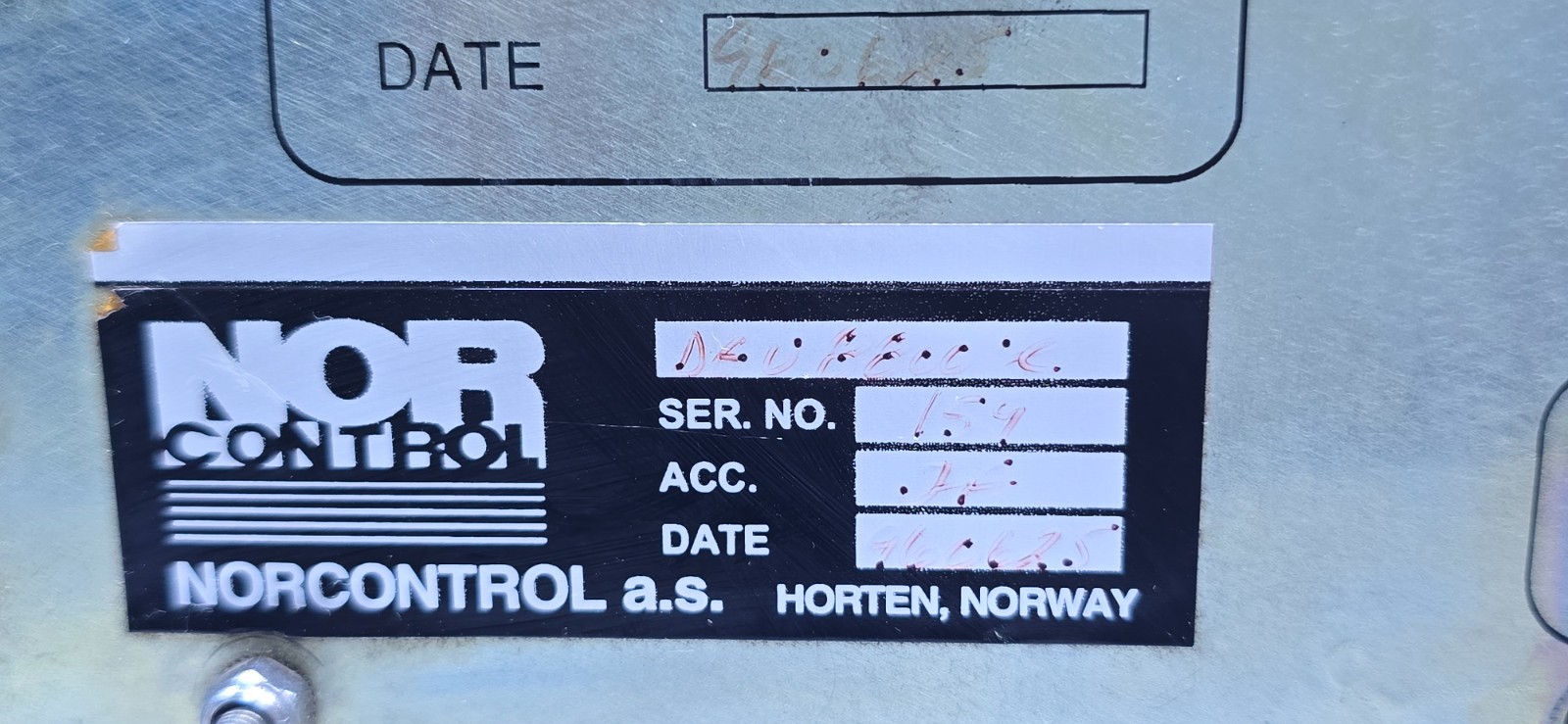 NOR CONTROL DGU 8800e DIGITAL GOVERNOR UNIT