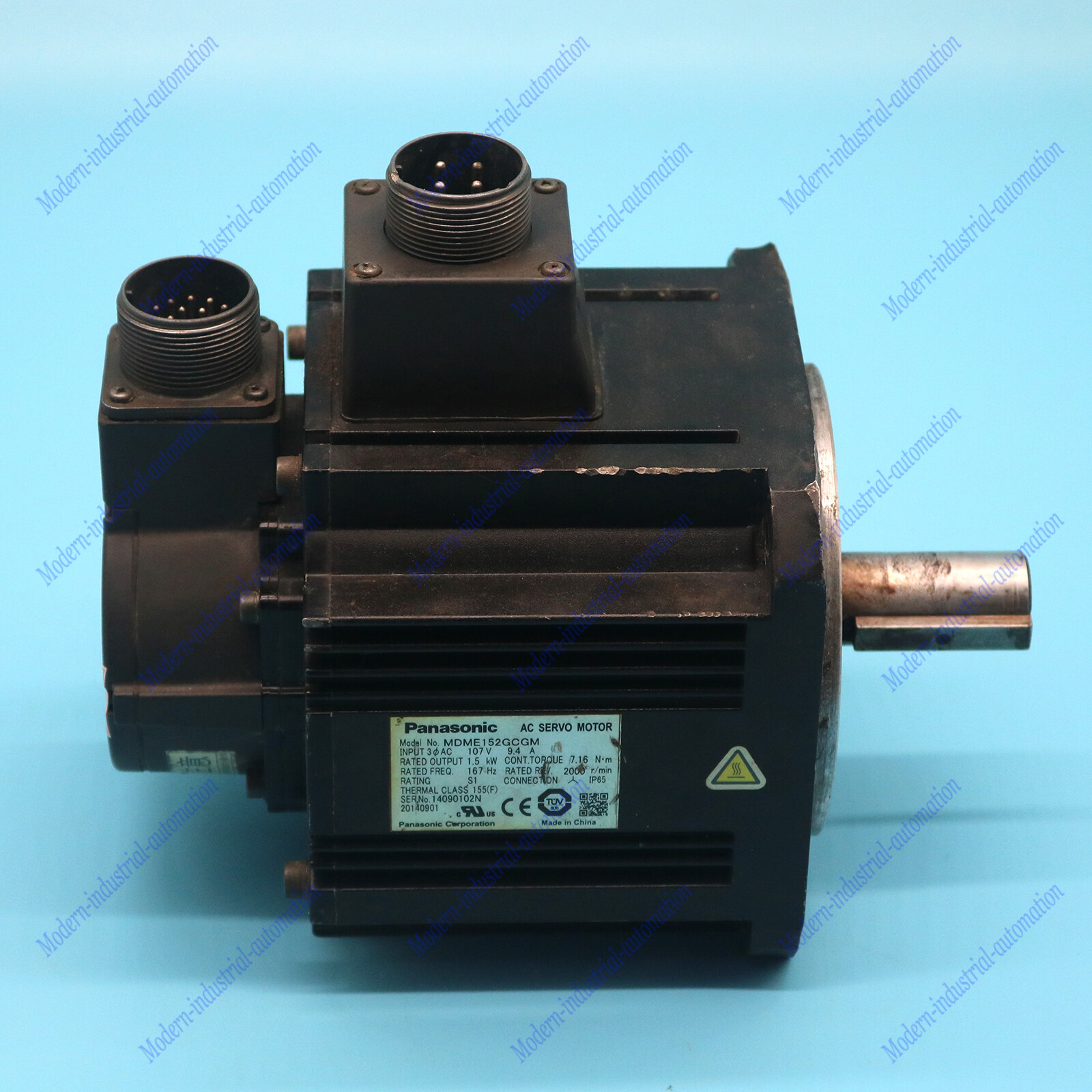 ONE Used Panasonic MDME152GCGM AC Servo Motor DHL SHIPPING
