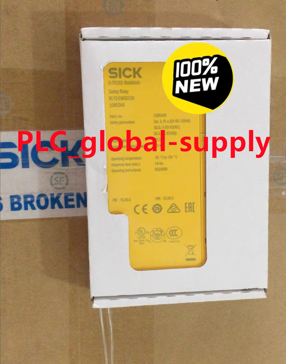 RLY3-EMSS100 1PCS Brand New RLY3-EMSS100 SICK safety relay