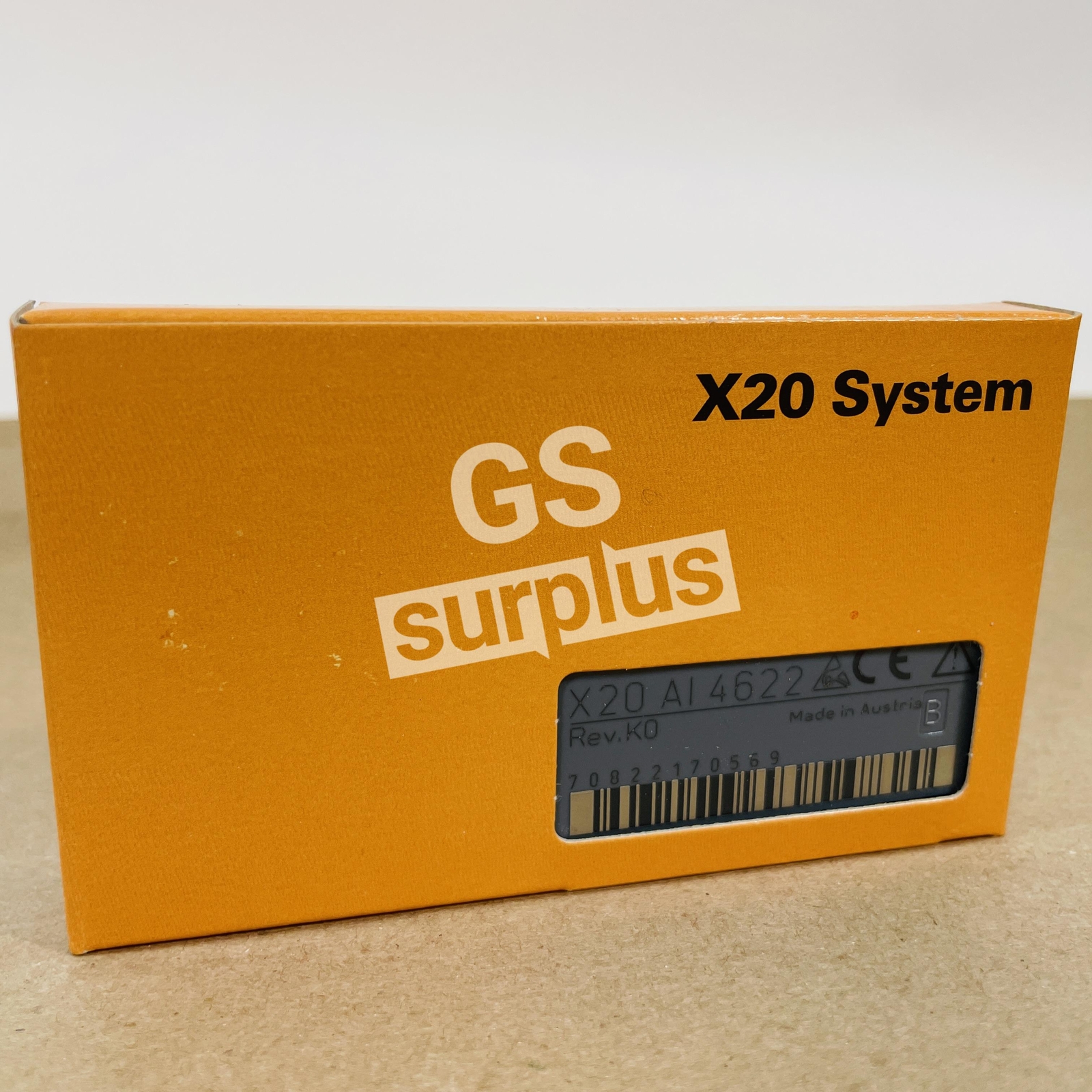 B&R X20 AI 4622 / X20AI4622 rev K0 X20 Analog 4xI, (New Surplus)