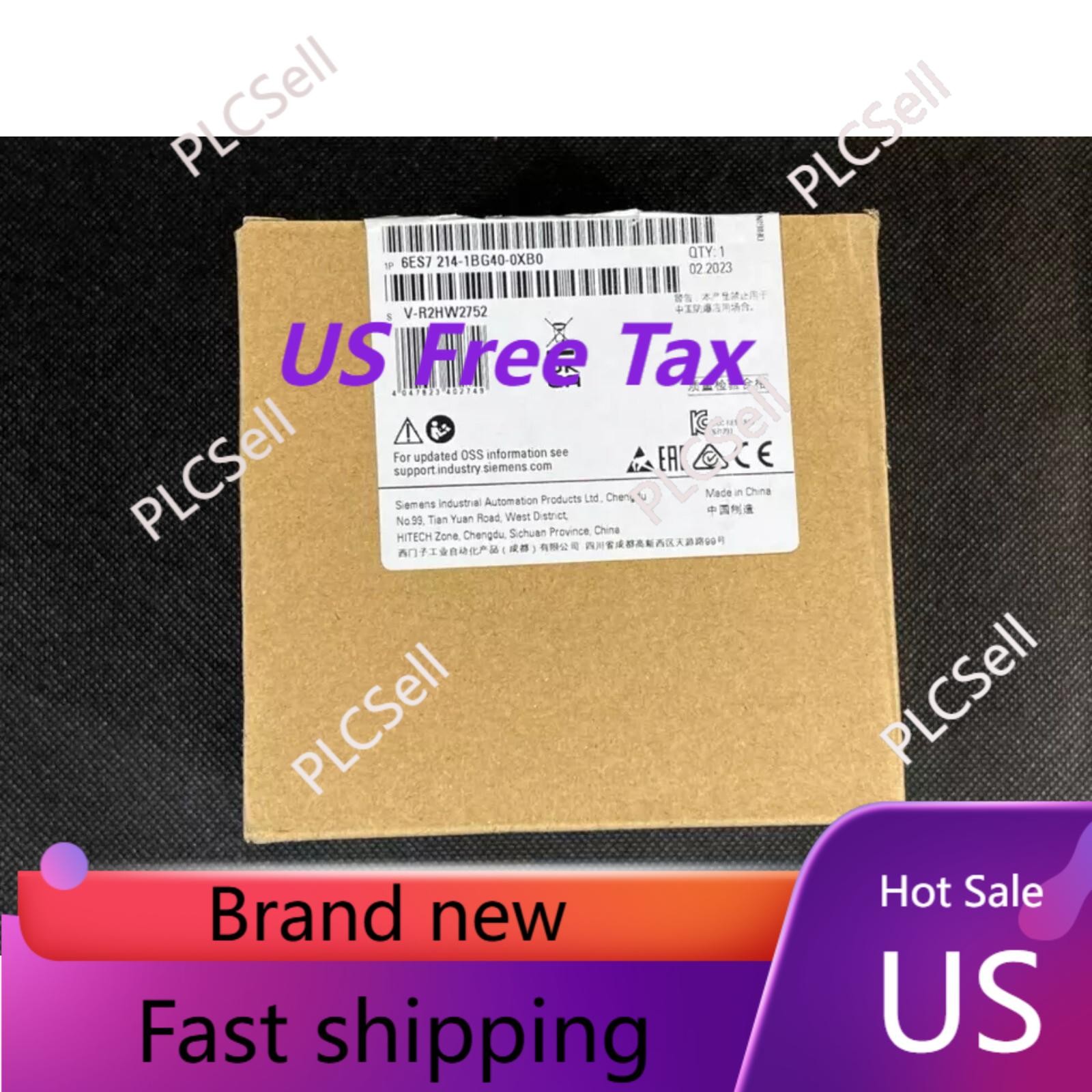 New Siemens SIMATIC S7-1200 CPU 1214C 6ES7214-1BG40-0XB0 6ES72141BG400XB0