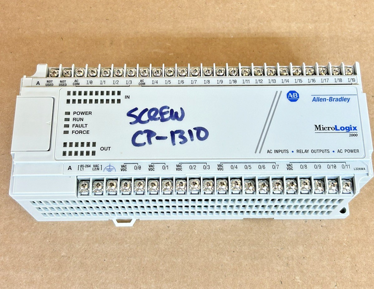Allen-Bradley MicroLogix 1000 PLC Processor Module 1761-L32AWA Series E