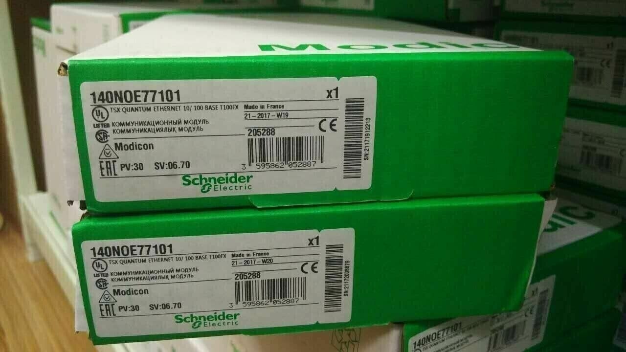 New Sealed Schneider 140NOE77101 MODICON TSX QUANTUM Ethernet Module