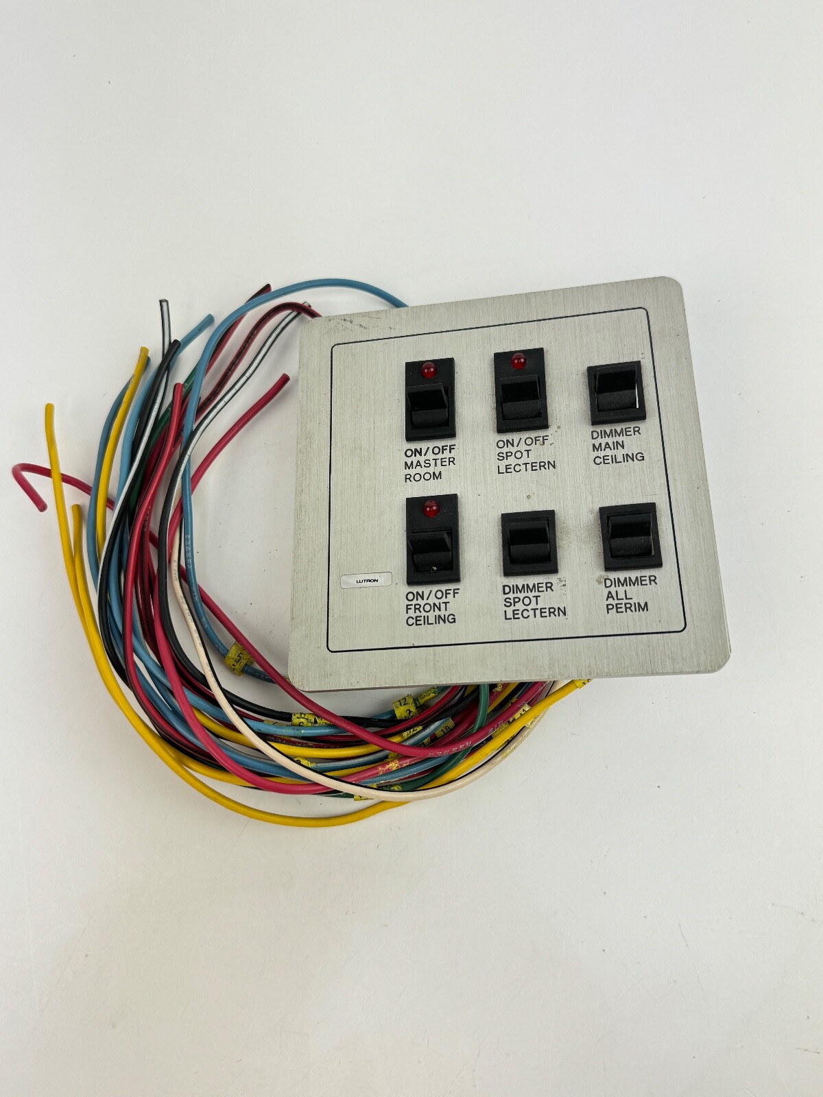 Vintage LUTRON Versaplex Wall Station 24VDC Dimmer control panel
