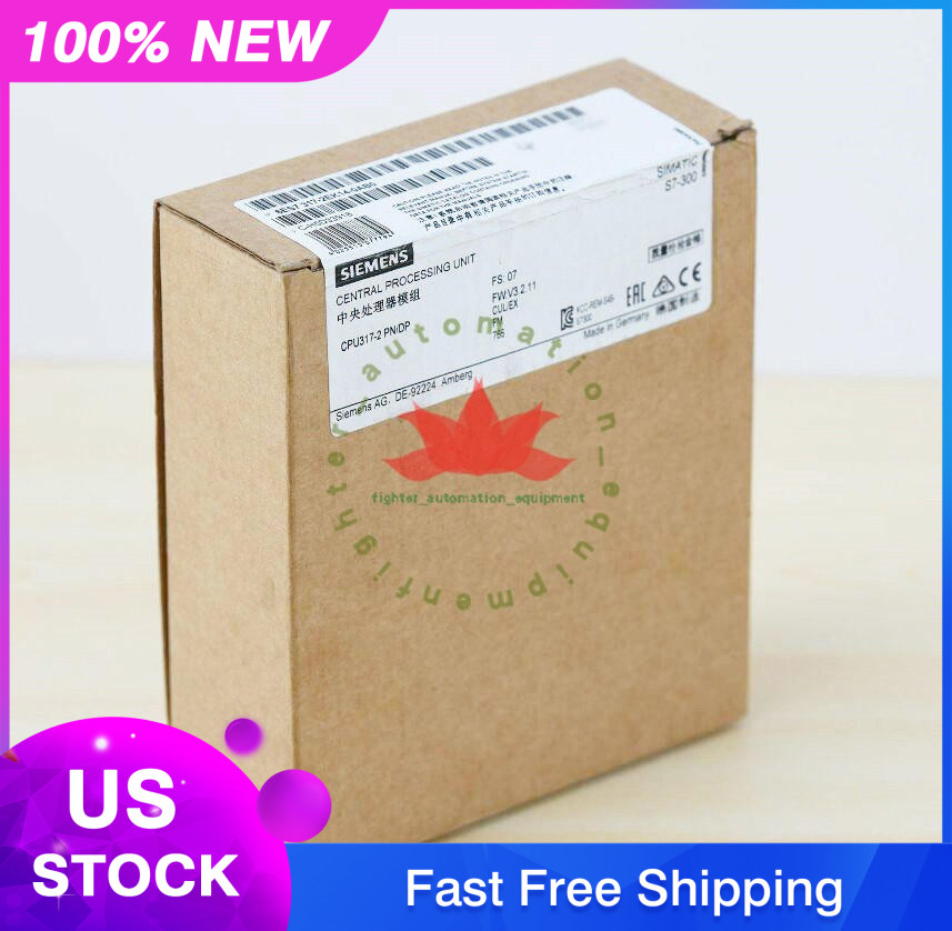 One Siemens CPU Module S7/300 6ES7 317-2EK14-0AB0 6ES7317-2EK14-0AB0 New