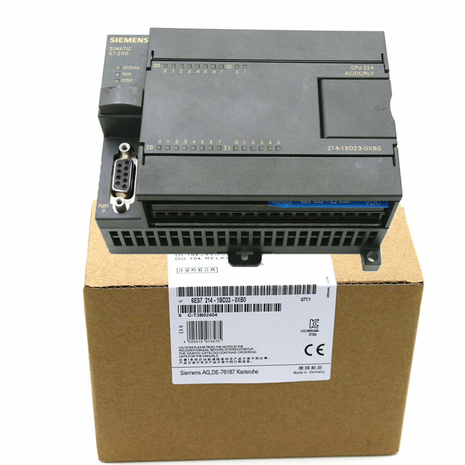 NEW SIEMENS 6ES7 214-1BD23-0XB0 6ES7214-1BD23-0XB0 CPU Module Made In Germany