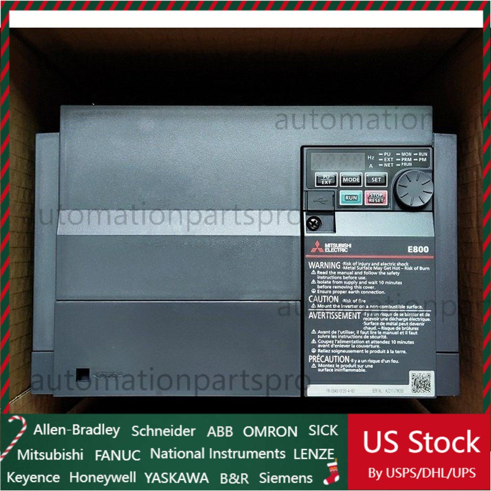 New One Mitsubishi FR-E840-0120-4-60 Inverter FRE8400120460 Expedited Shipping