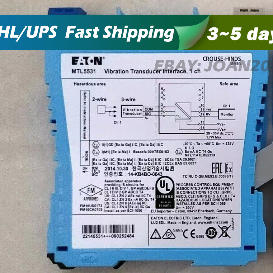 1PCS Eaton MTL5531 isolating driver brand-new