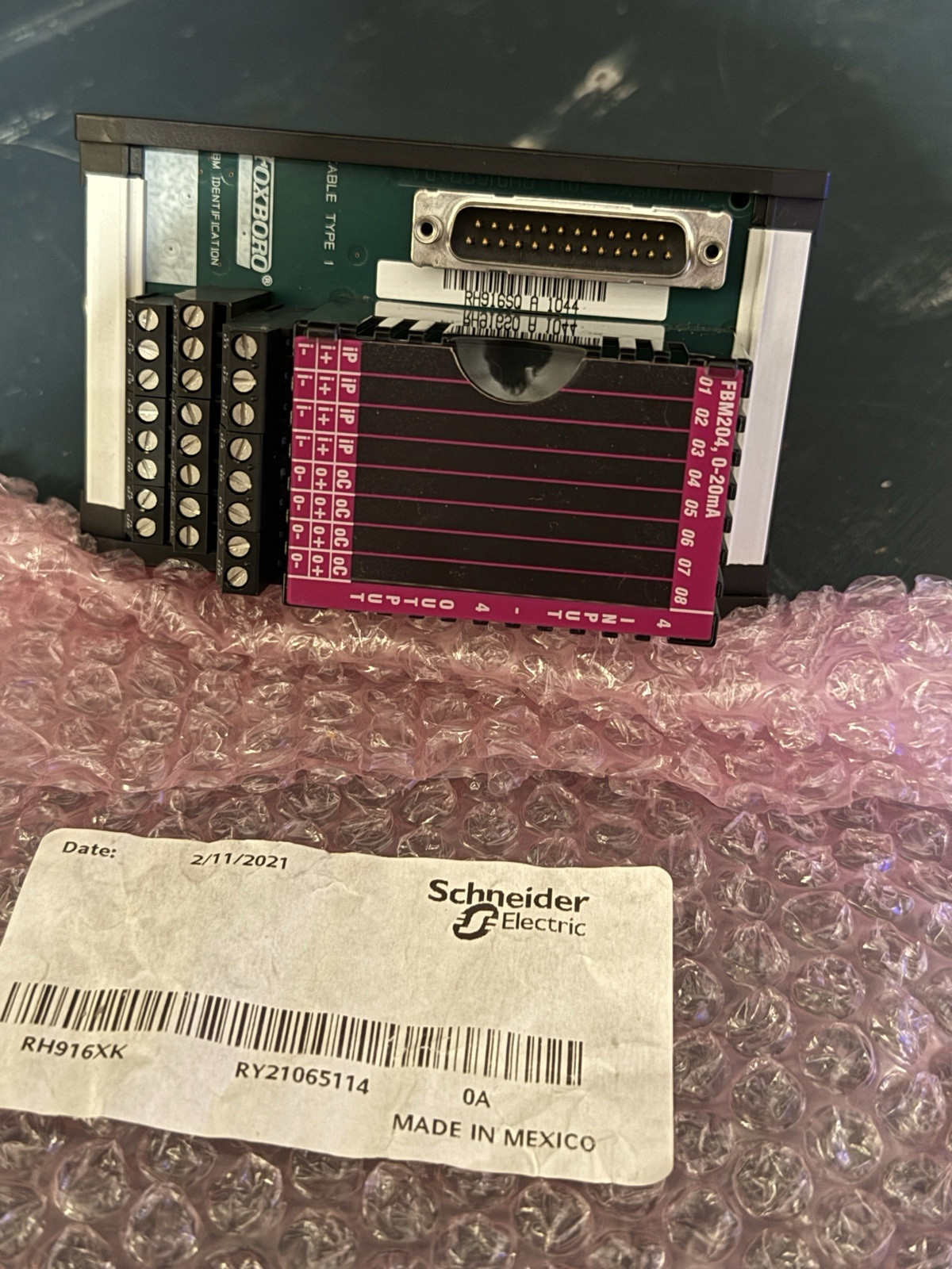 FOXBORO – RH916XK Termination Module – 💫NEW/OPENBOX/MINT CONDITION💫